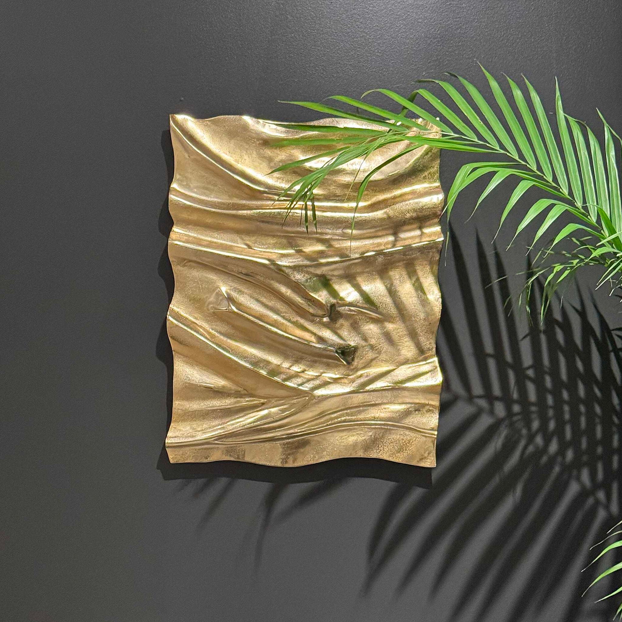 Undulate - Outdoor Wall Panel - Gold