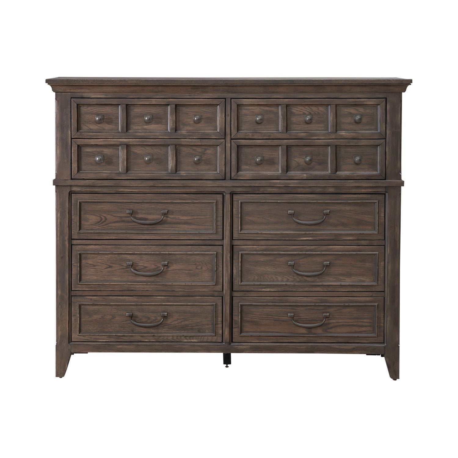 Paradise Valley - 10 Drawer Chesser - Dark Brown