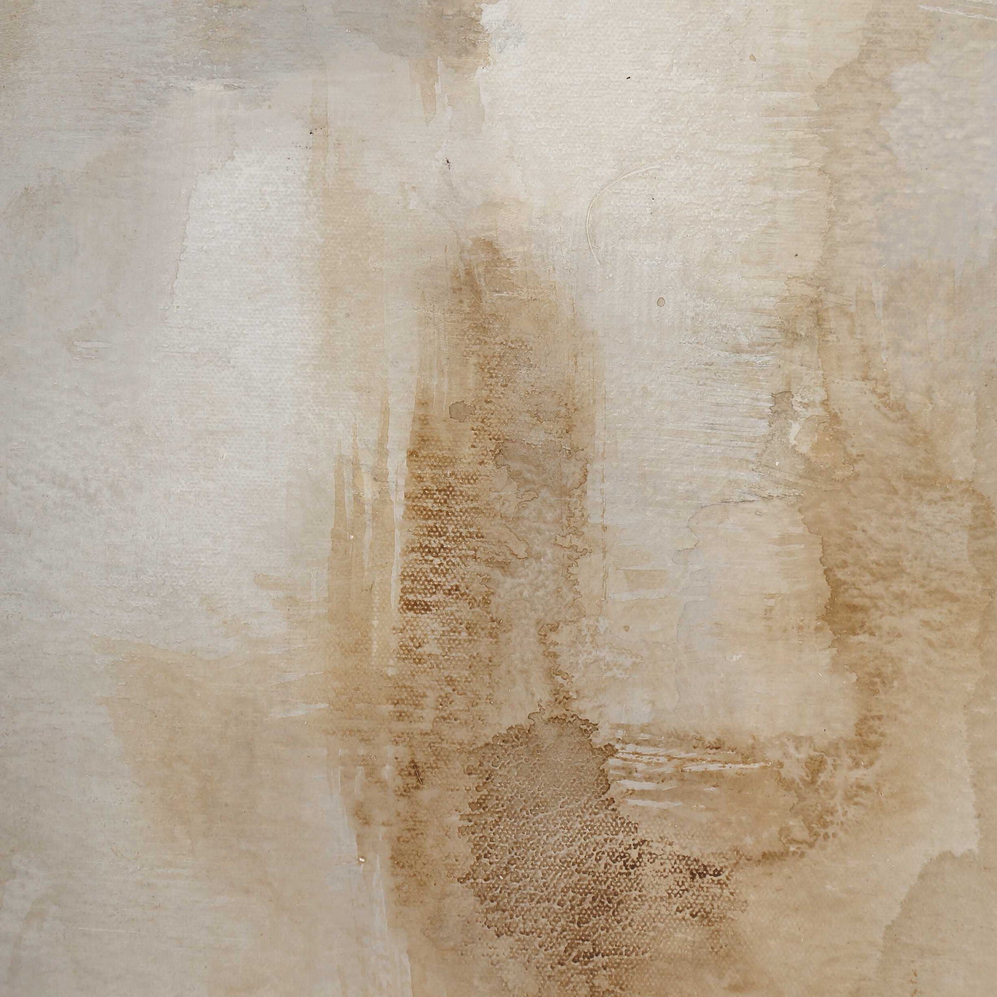 Remedy - Hand Painted Modern Canvas - Brown / Gray / White / Woodtone