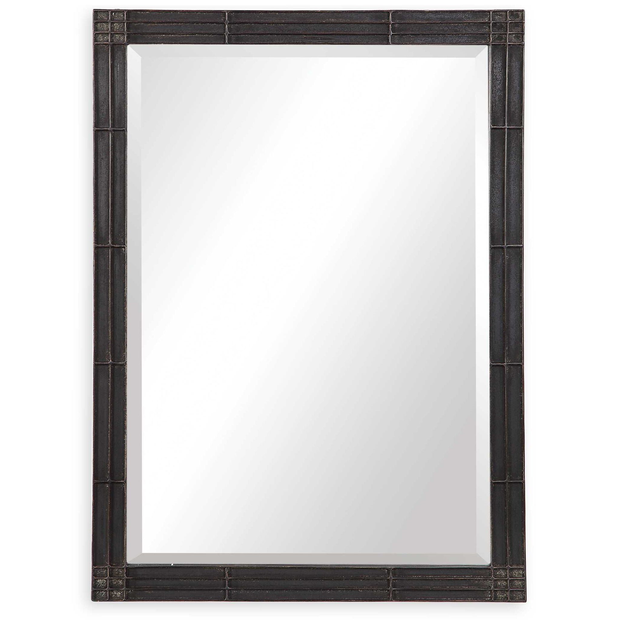 Gower - Vanity Mirror - Aged Black