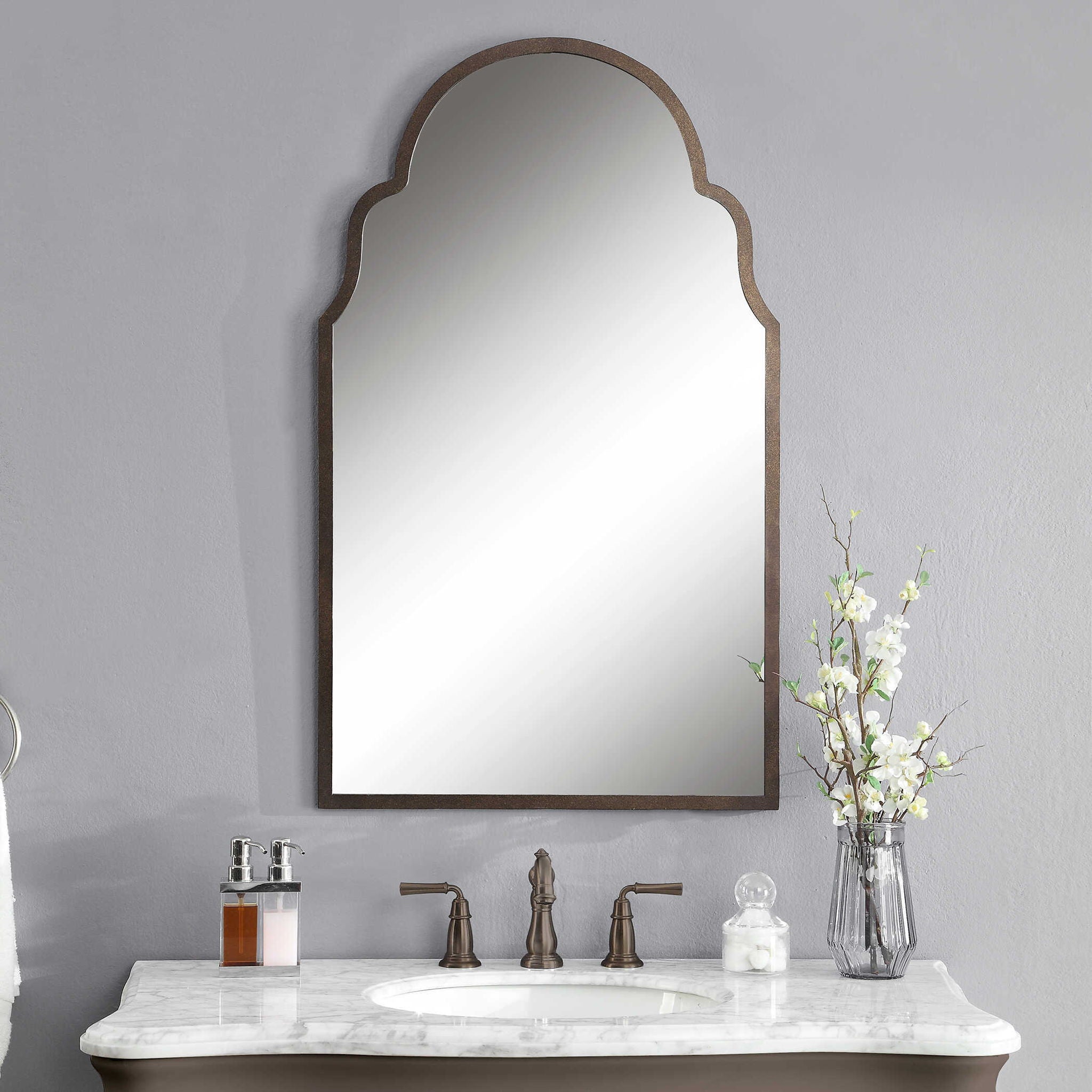 Brayden - Arch Metal Mirror