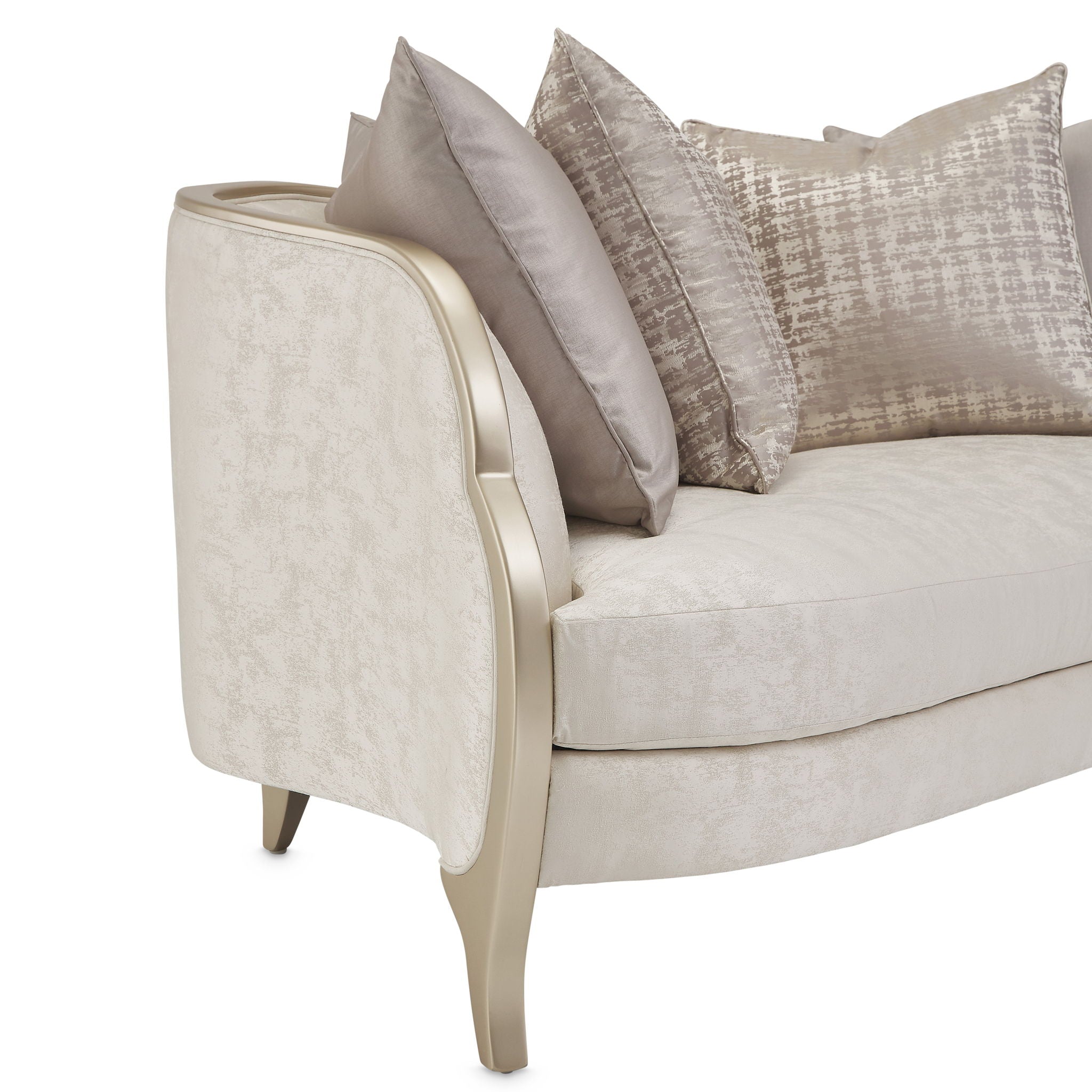 Malibu Crest - Loveseat - Cloud White / Chardonnay