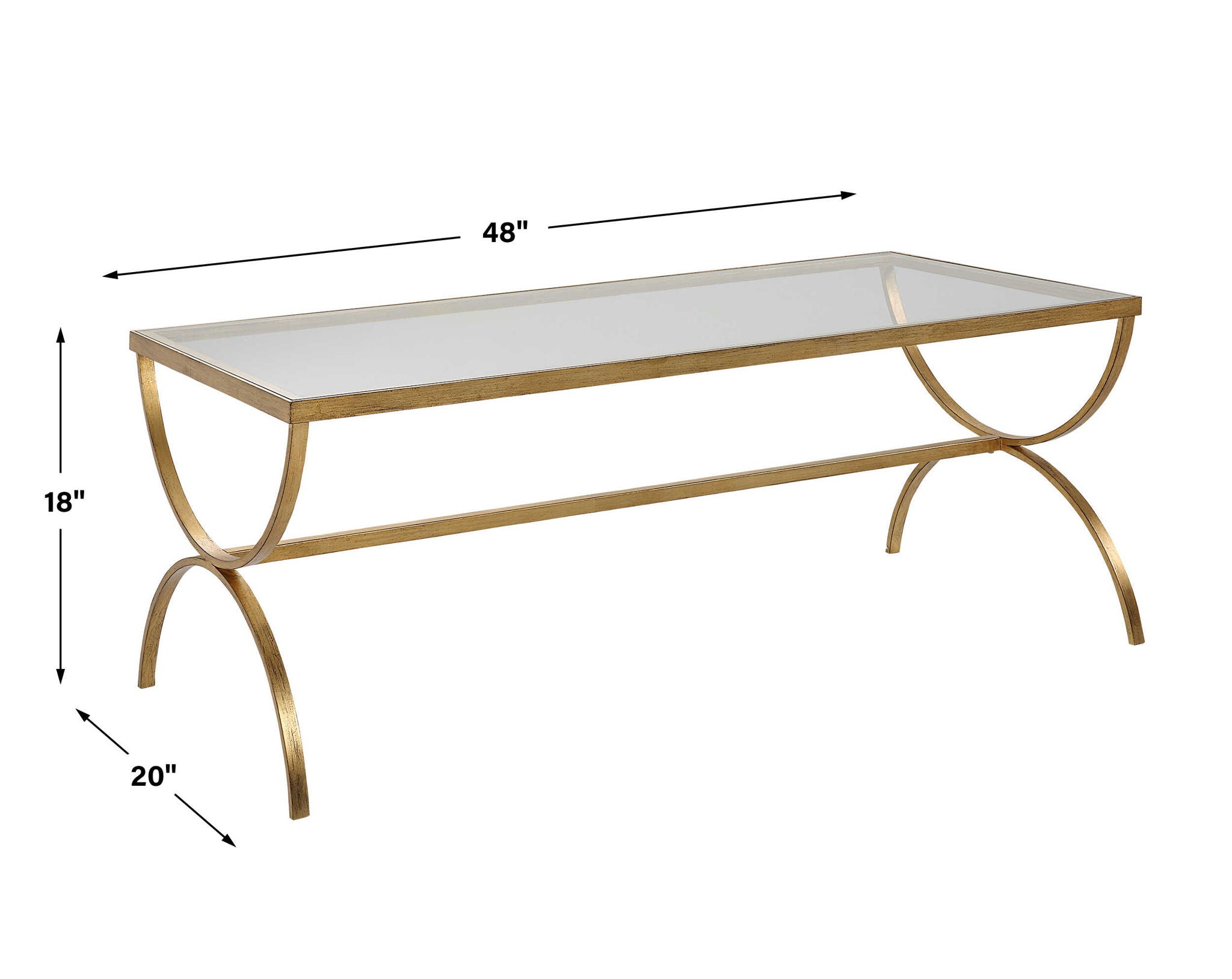 Crescent - Coffee Table - Gold