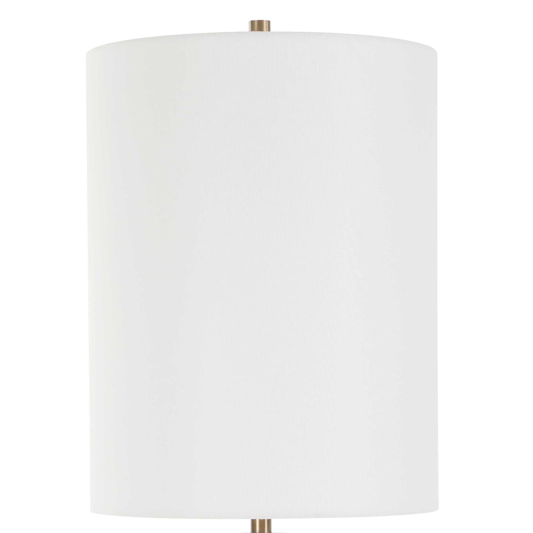 York - Crystal Buffet Lamp - Brass