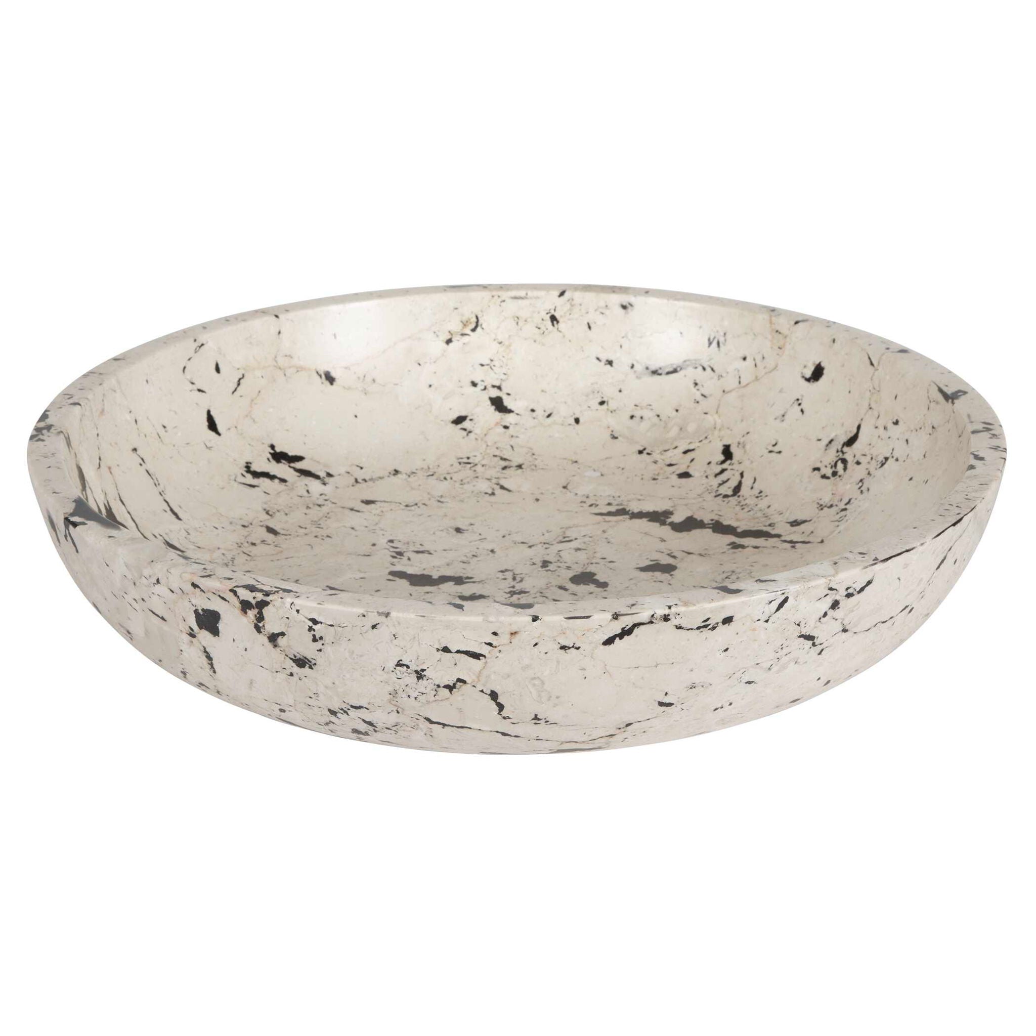 Nouveau - Limestone Bowl - White