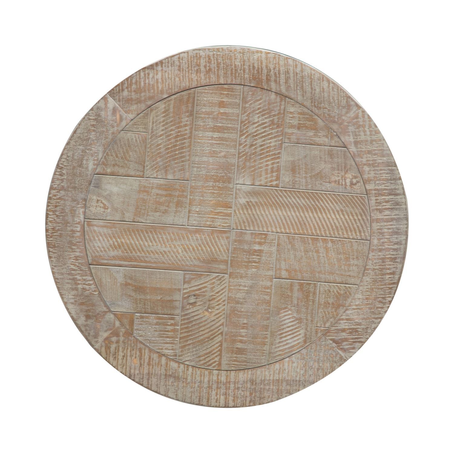 Parkland Falls - Round End Table - Light Brown