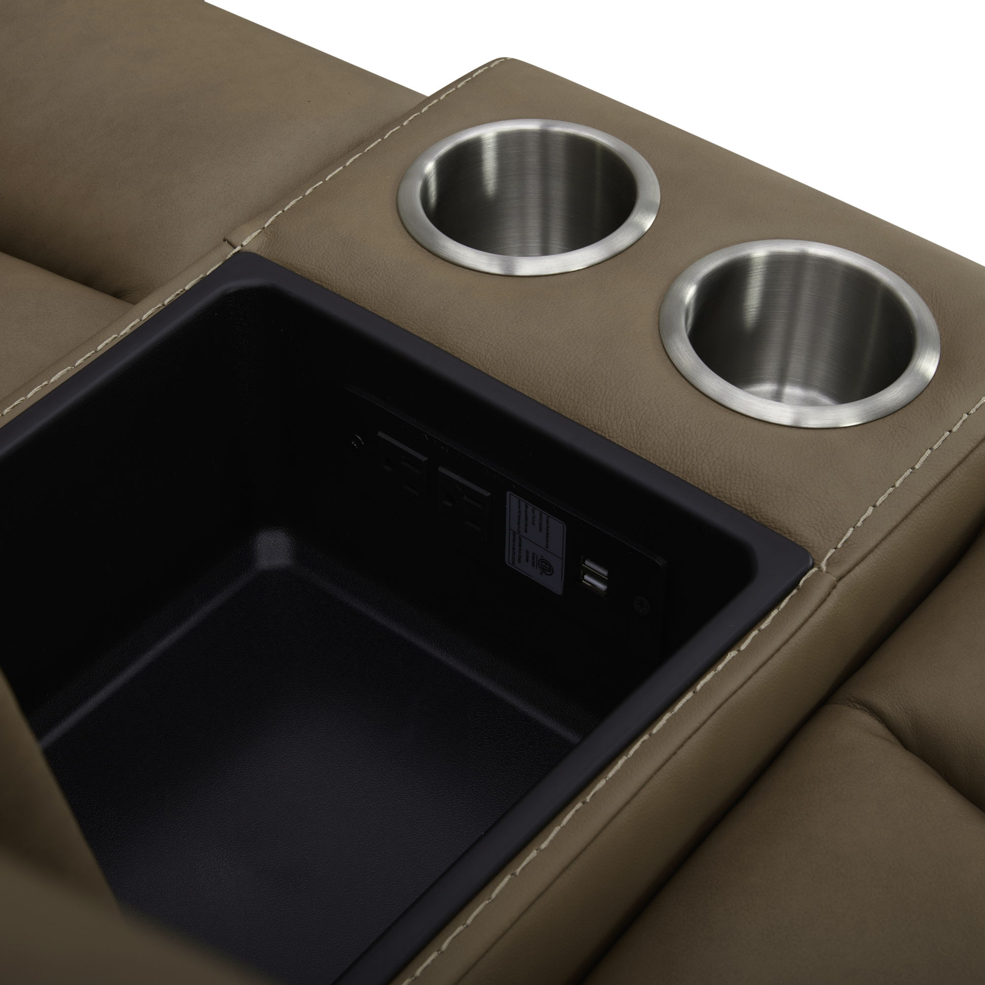 Bennett - Loveseat With Console P2 & ZG - Butternut