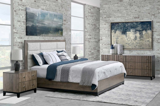 Amish  Bedroom set 2A,2B/choice of wood finish & fabric