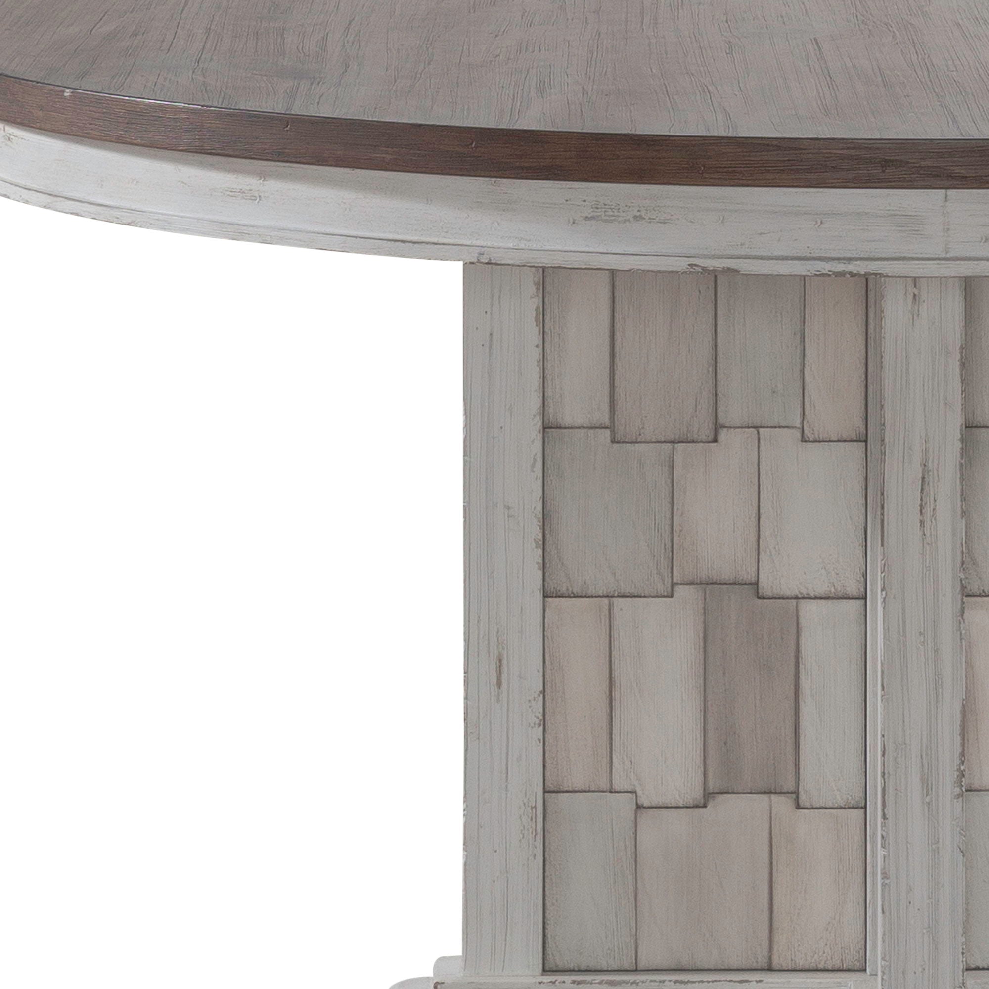 River Place - Pedestal Table - White