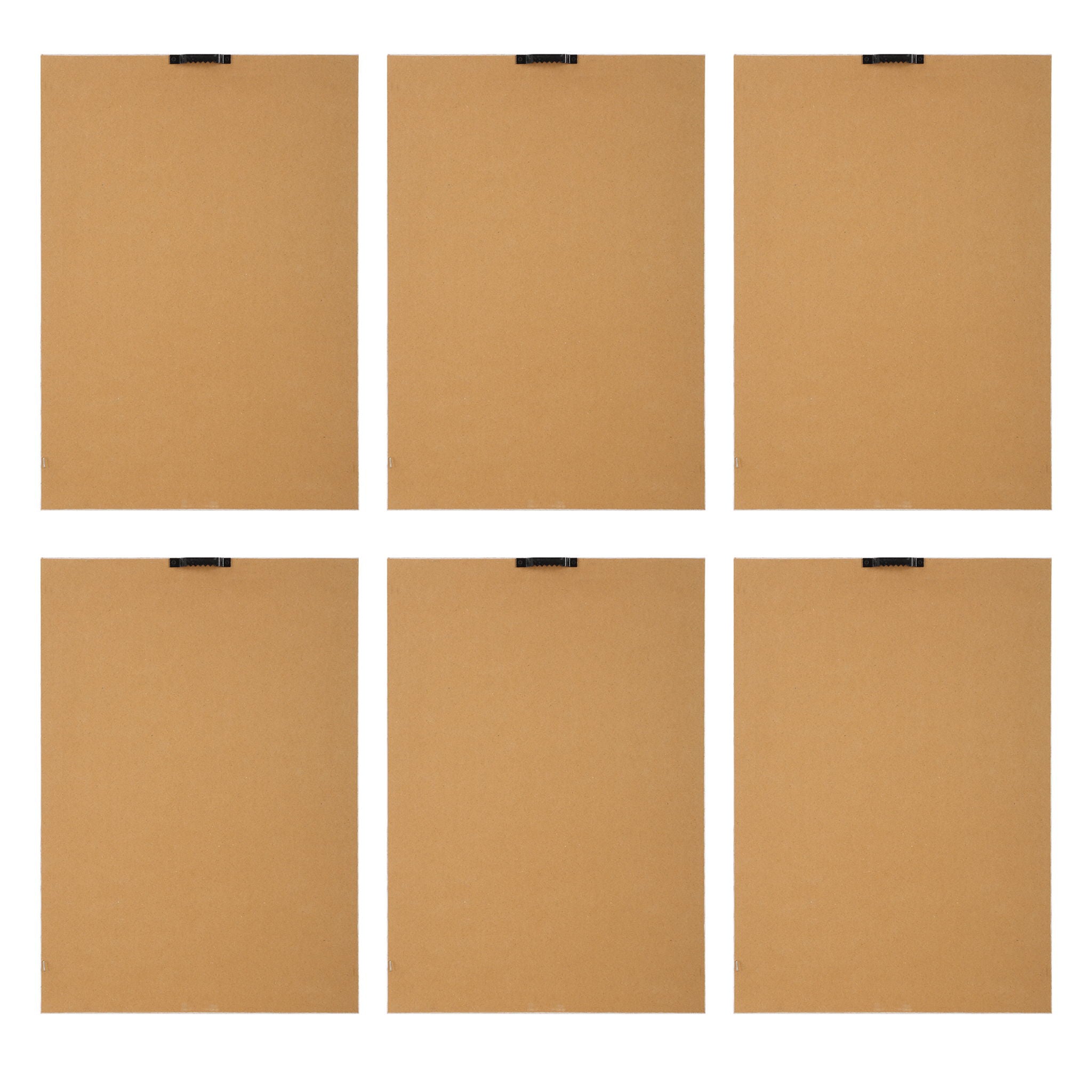 Wild Flourish - Framed Floral Prints (Set of 6) - Light Brown