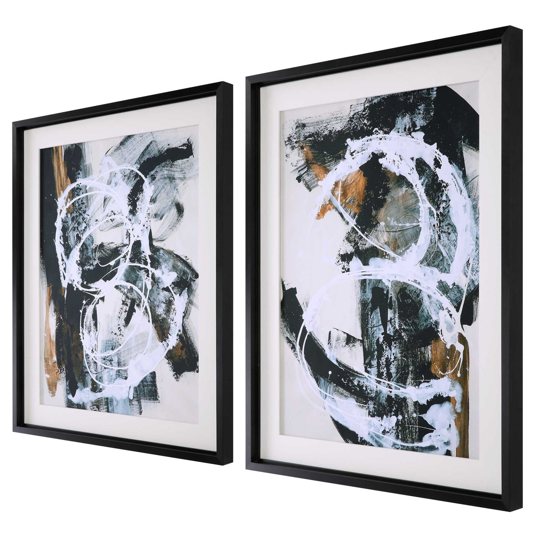 Winterland - Abstract Prints (Set of 2)