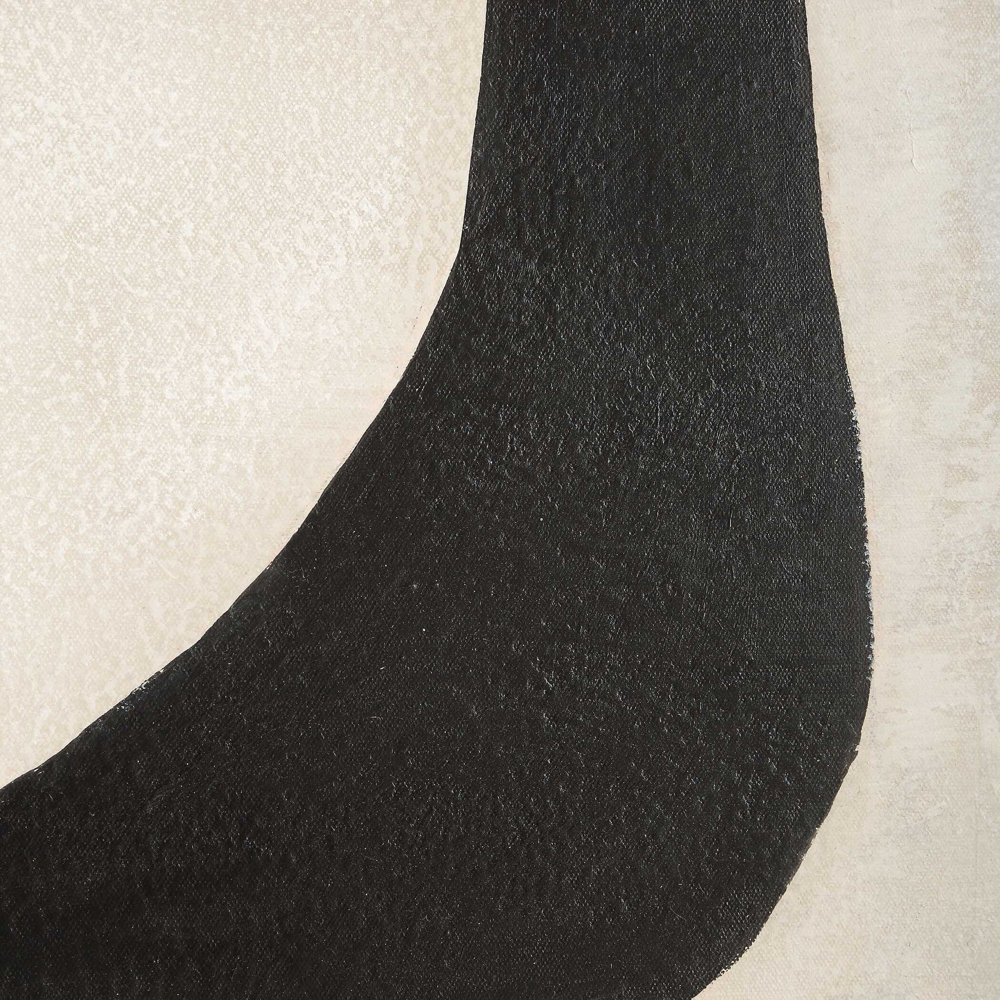 Characters - Abstract Art (Set of 2) - Black / Beige