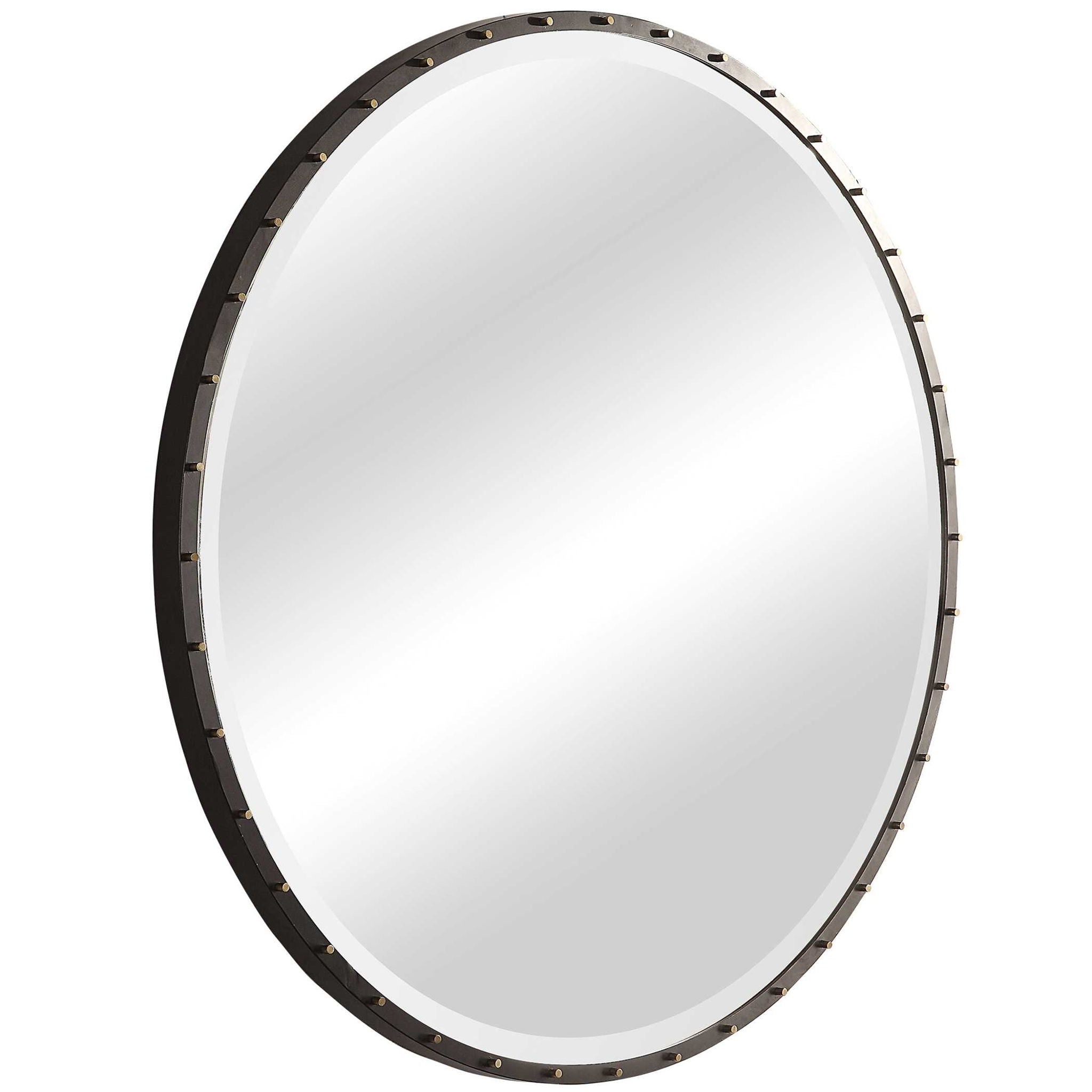 Benedo - Round Mirror - Black