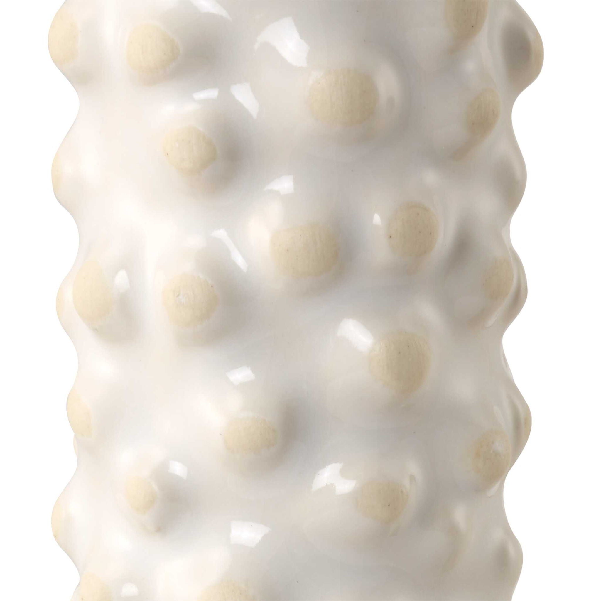 Makira - Cylindrical Sculptures (Set of 3) - Pearl Silver