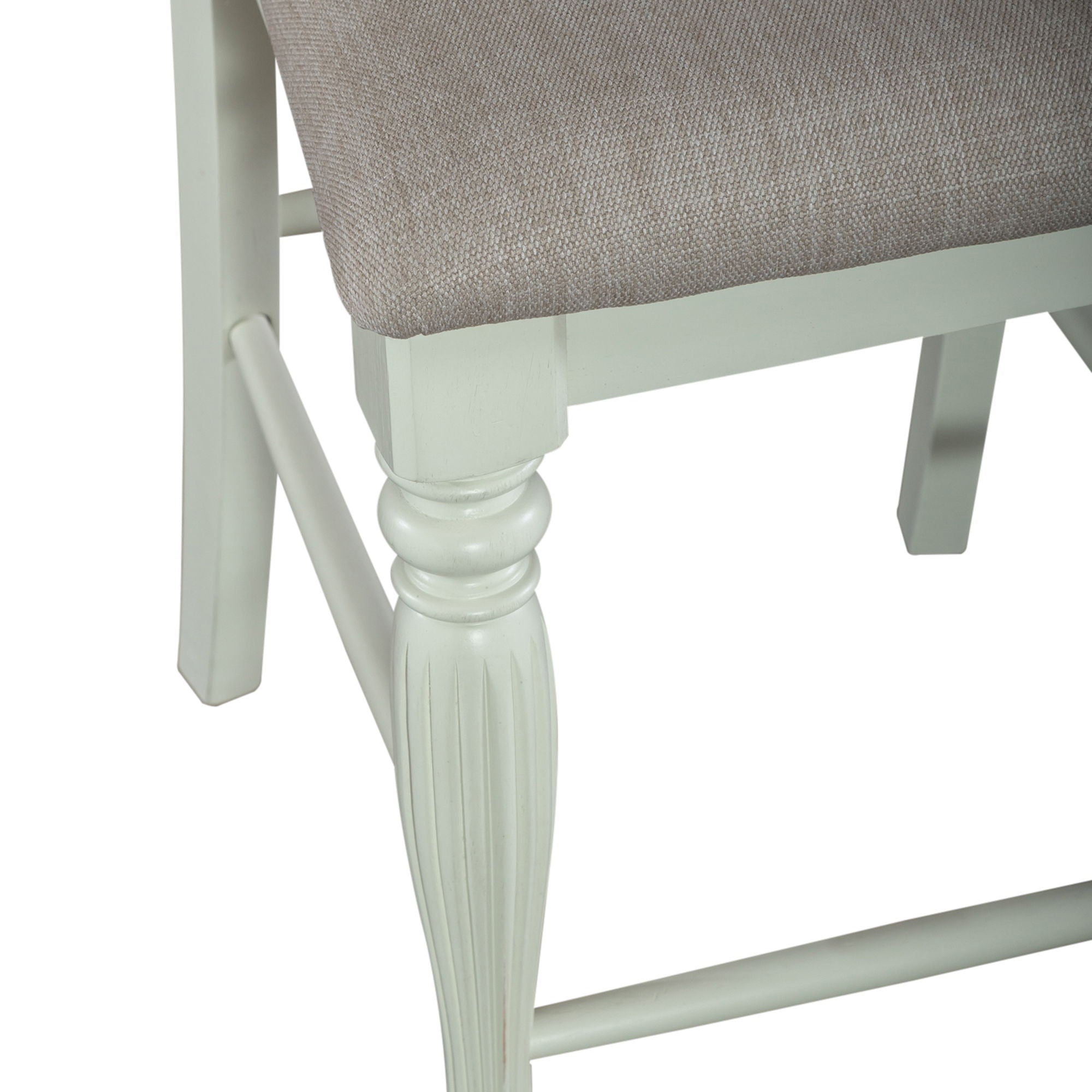 Cumberland Creek - Slat Back Counter Chair - White