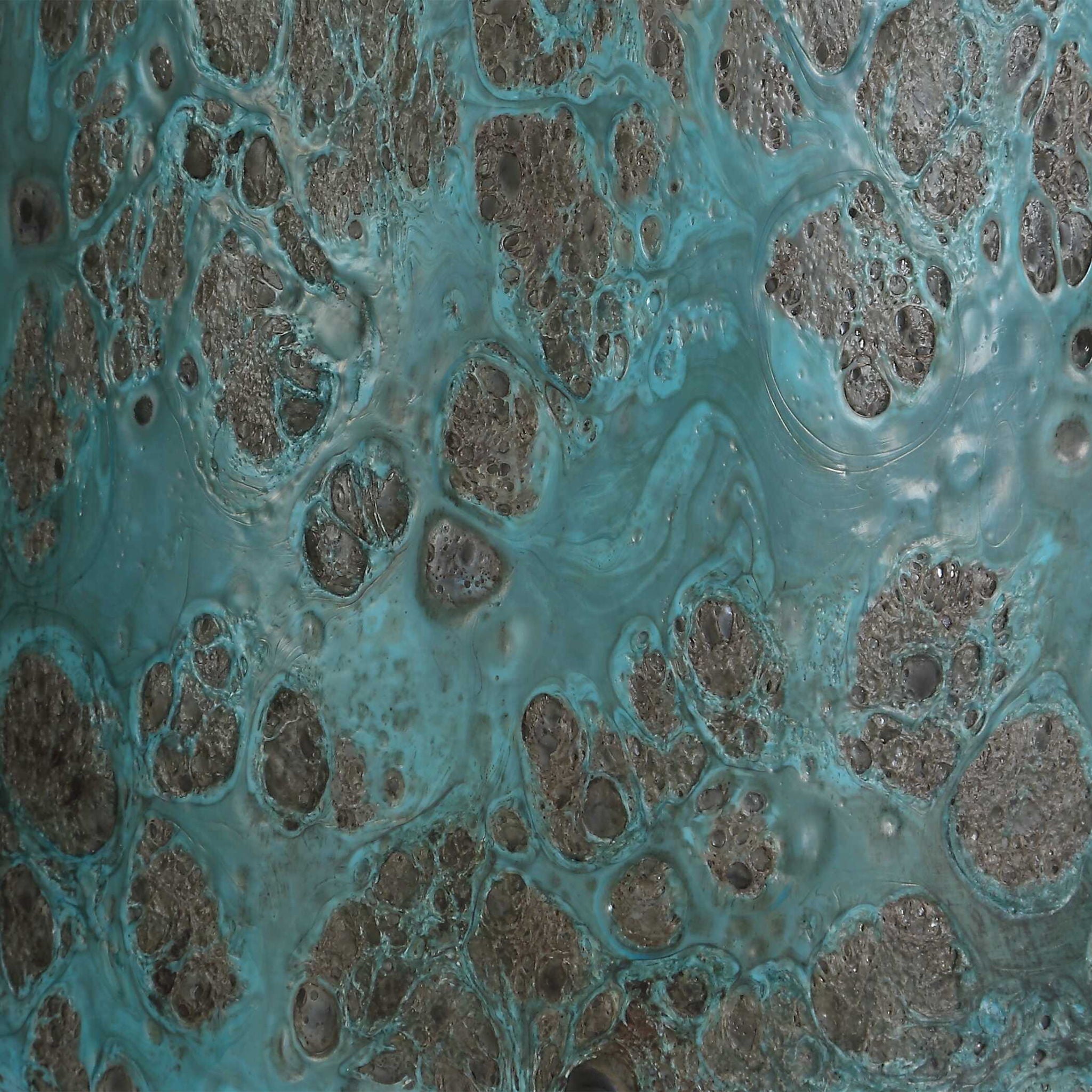 Dauphine - Cracked Table Lamp - Teal