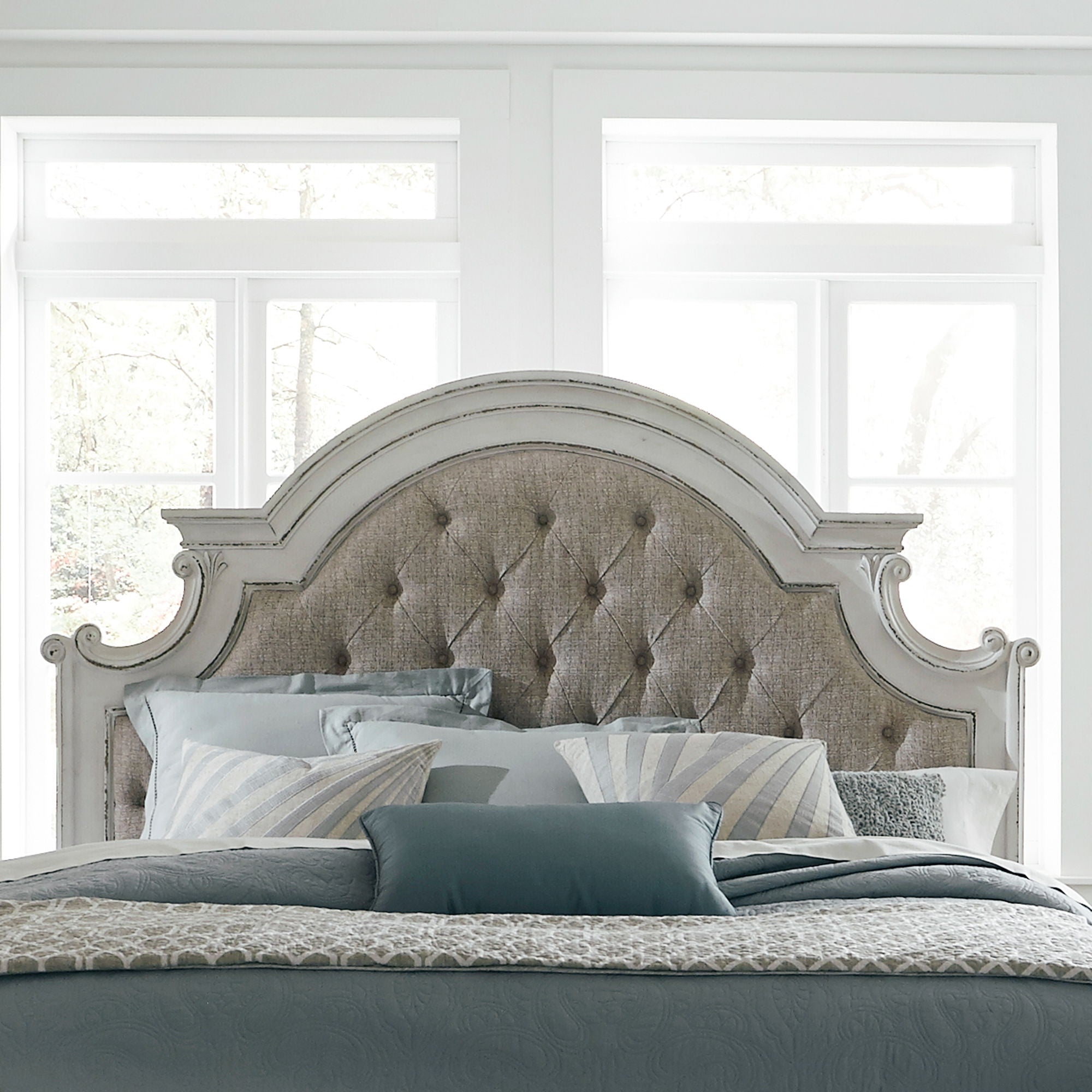 Magnolia Manor - Upholstered Panel Headboard