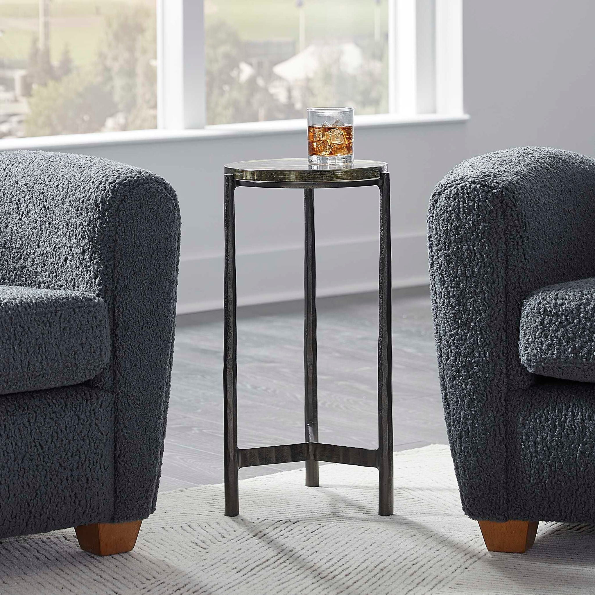 Eternity - Brass Accent Table