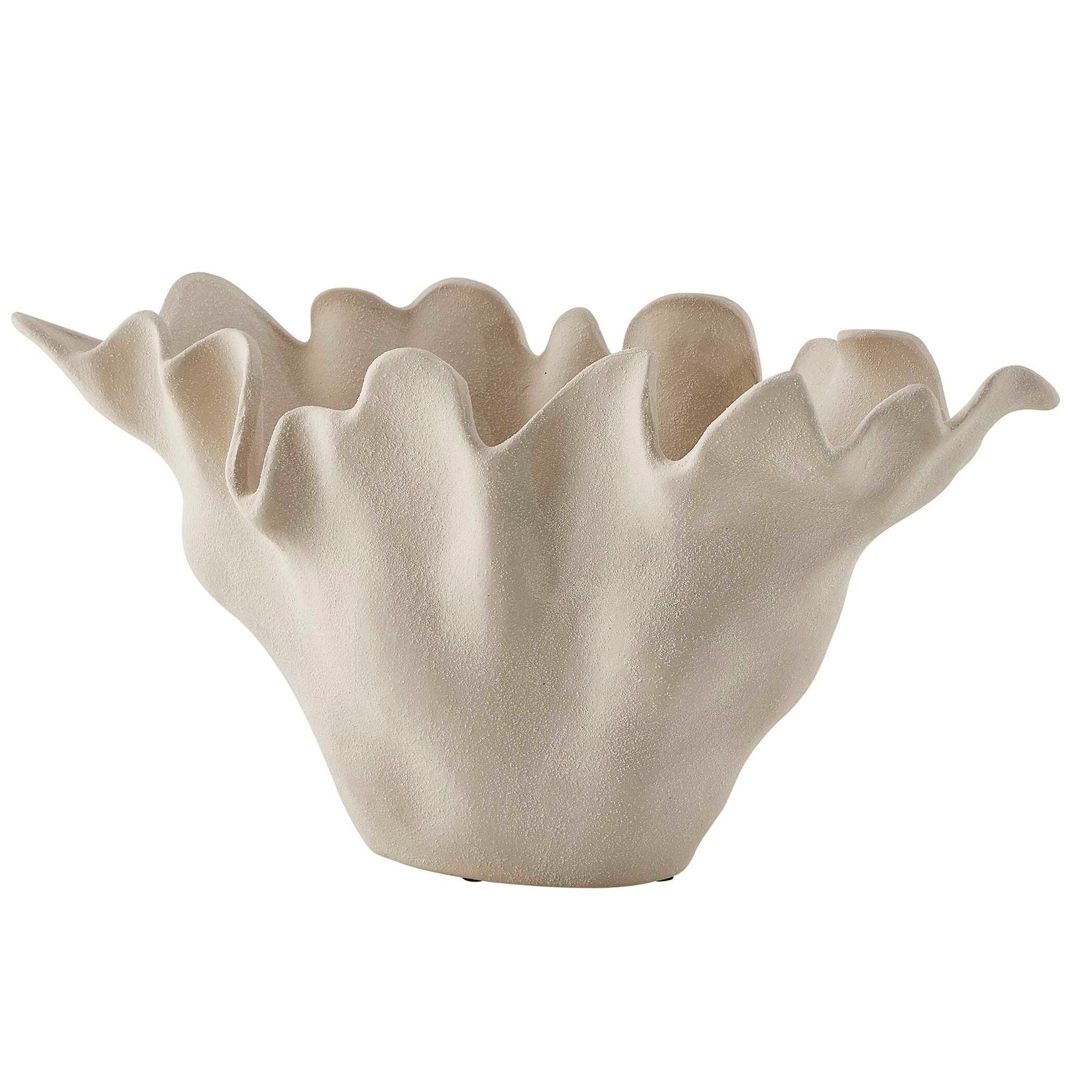 Sand Dune - Outdoor Ceramic Bowl - White