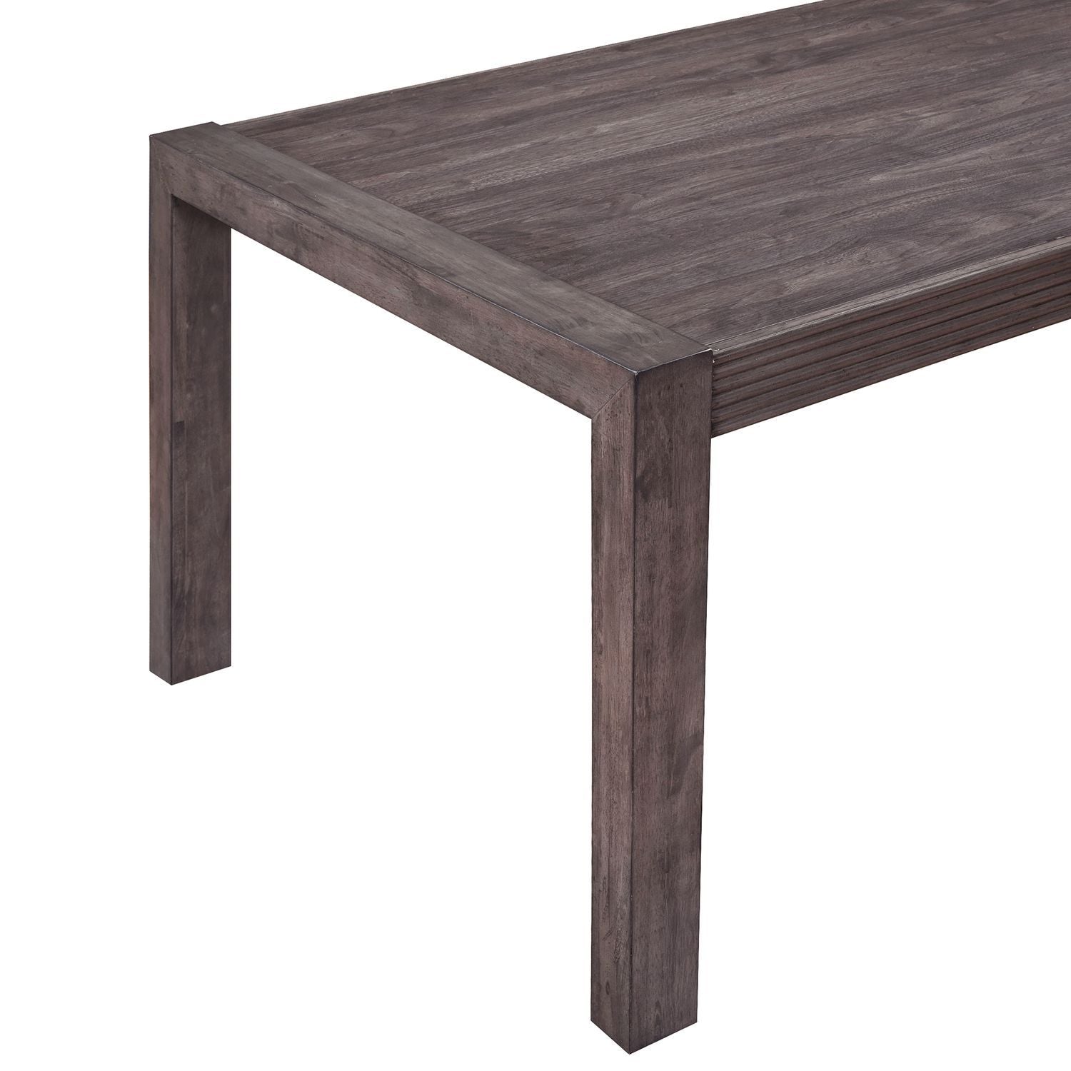 Modern Edge - Rectangular Leg Table - Brown