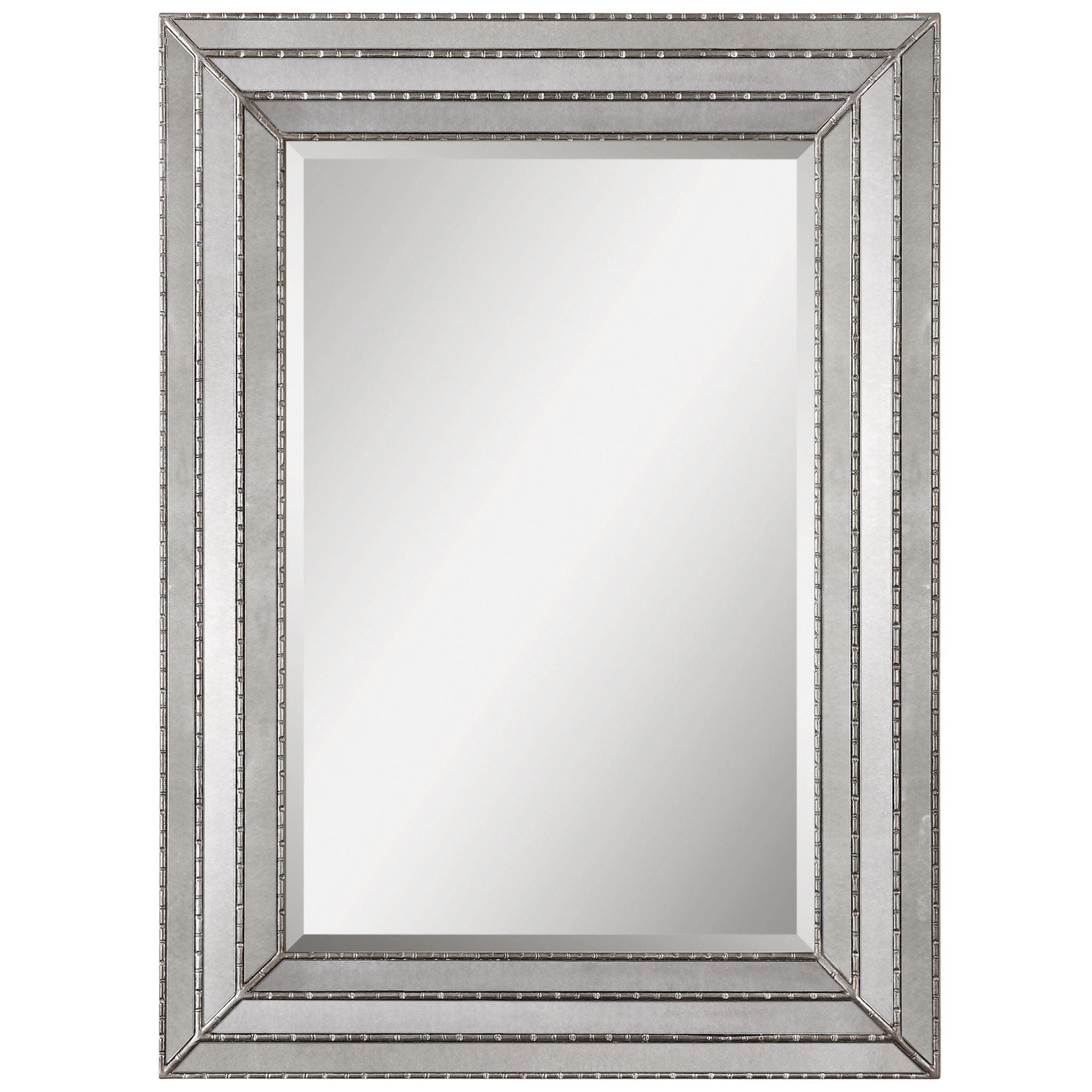 Seymour - Mirror - Antique Silver