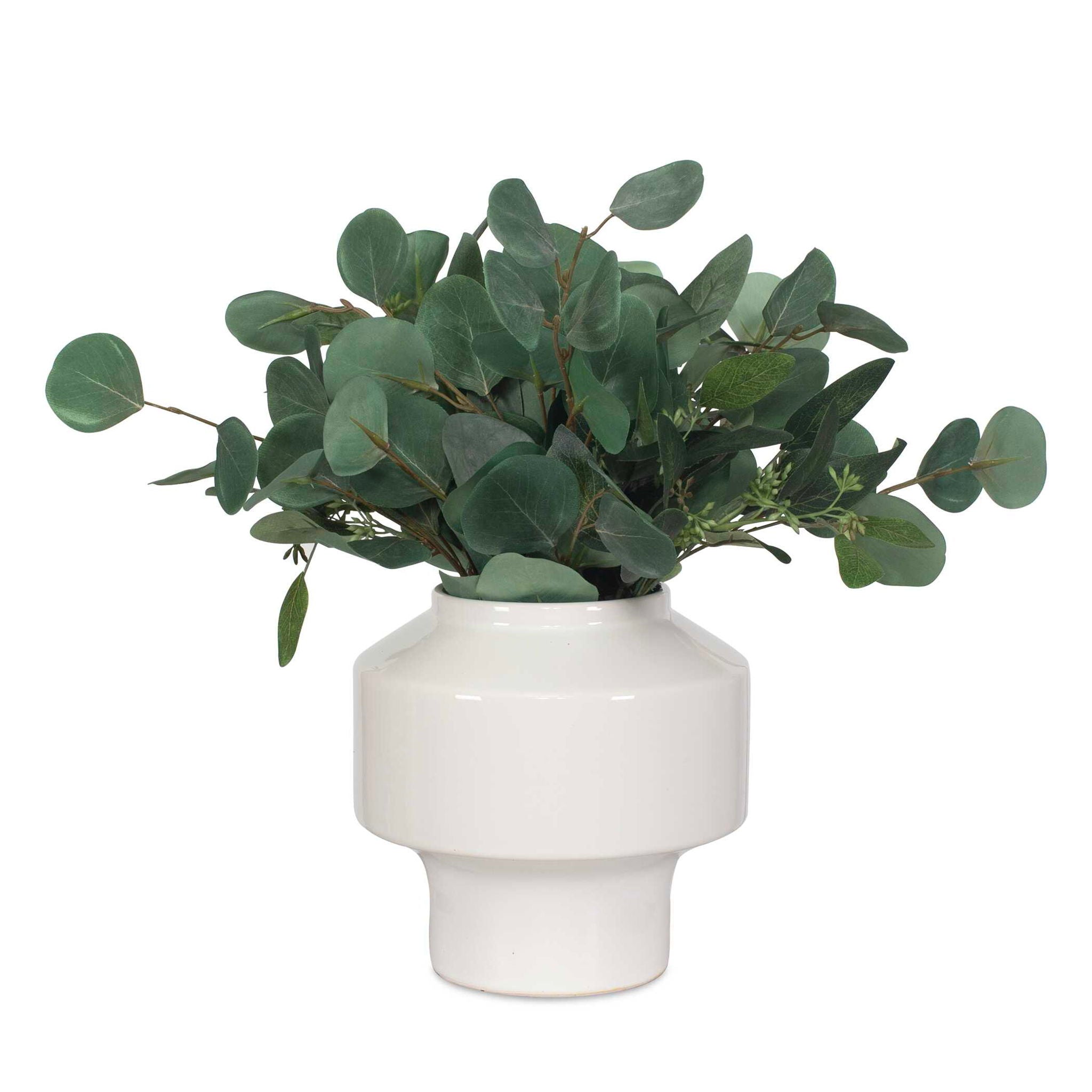 Essence Eucalyptus - Accent & Vase - Green / White