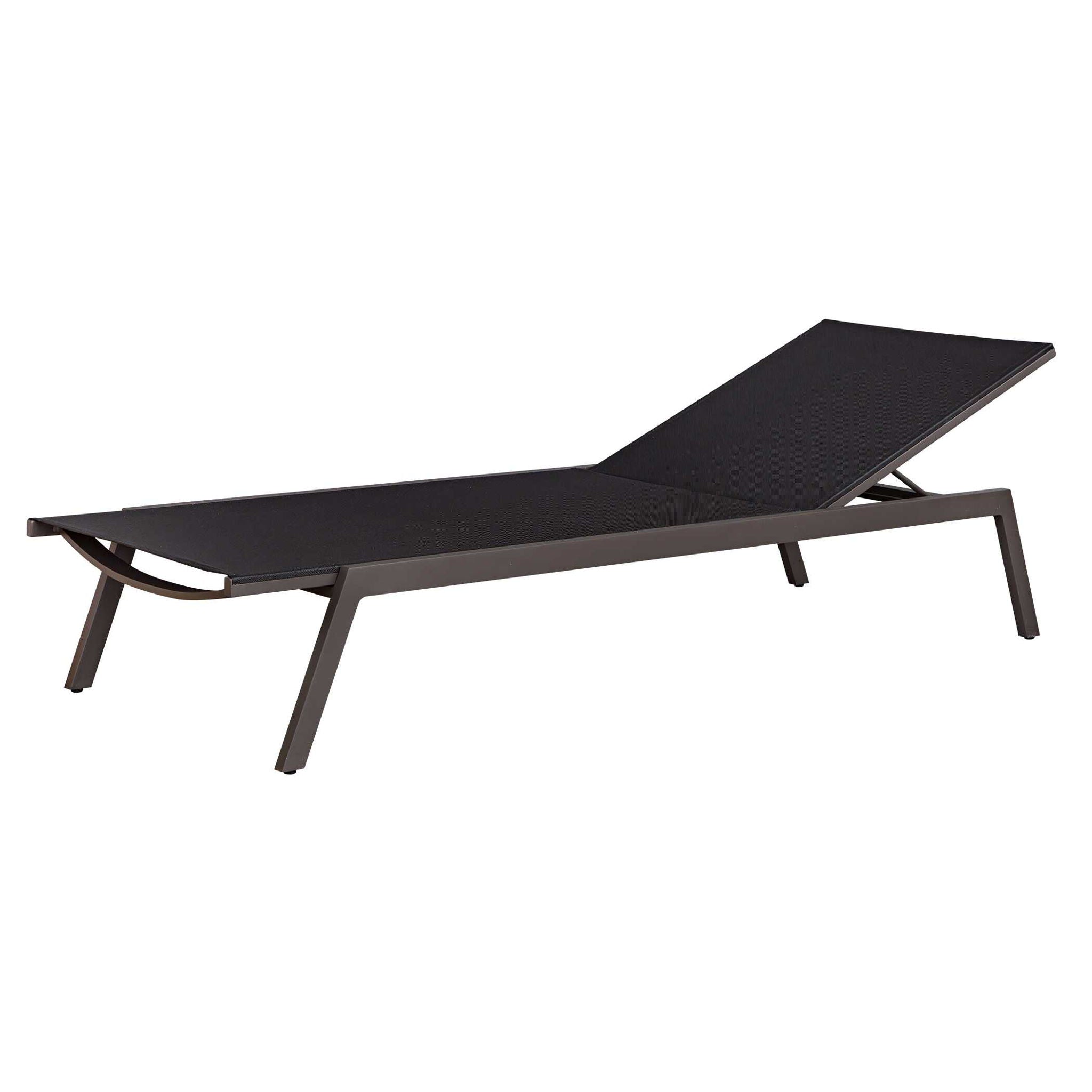 Bea - Outdoor Pool Chaise - Black