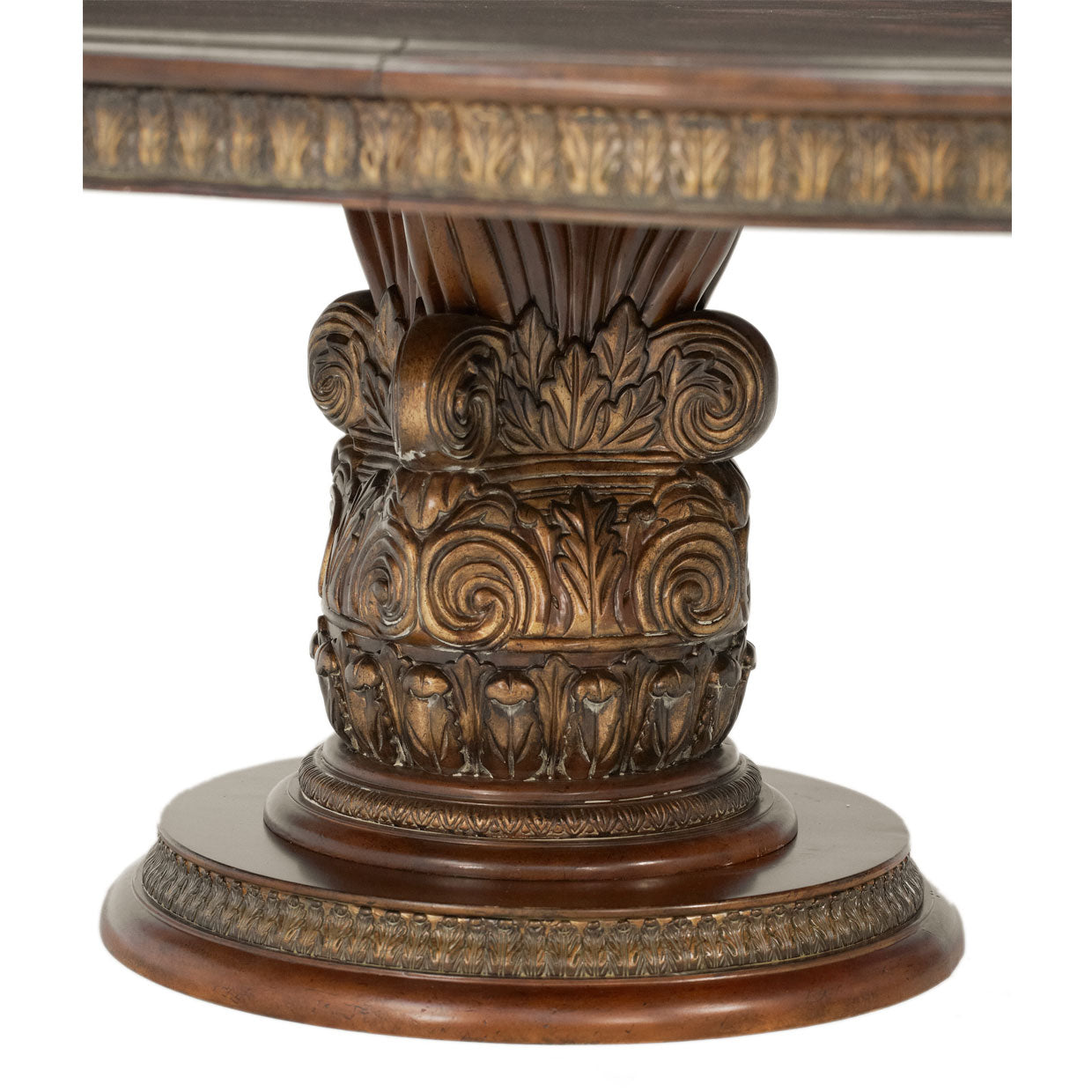 Villa Valencia Round Dining Table - Classic Chestnut