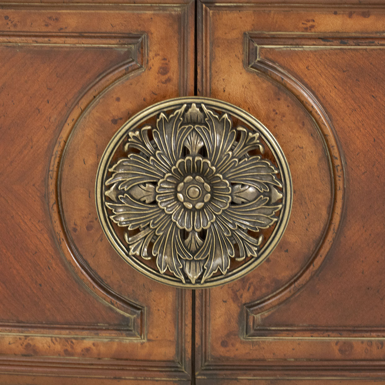 Villa Valencia China Cabinet - Classic Chestnut