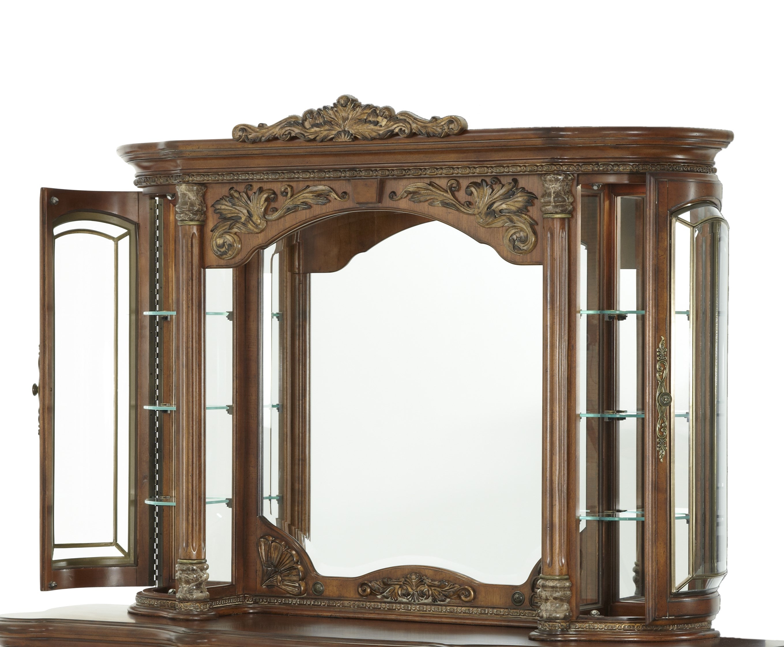 Villa Valencia Dresser Mirror - Classic Chestnut