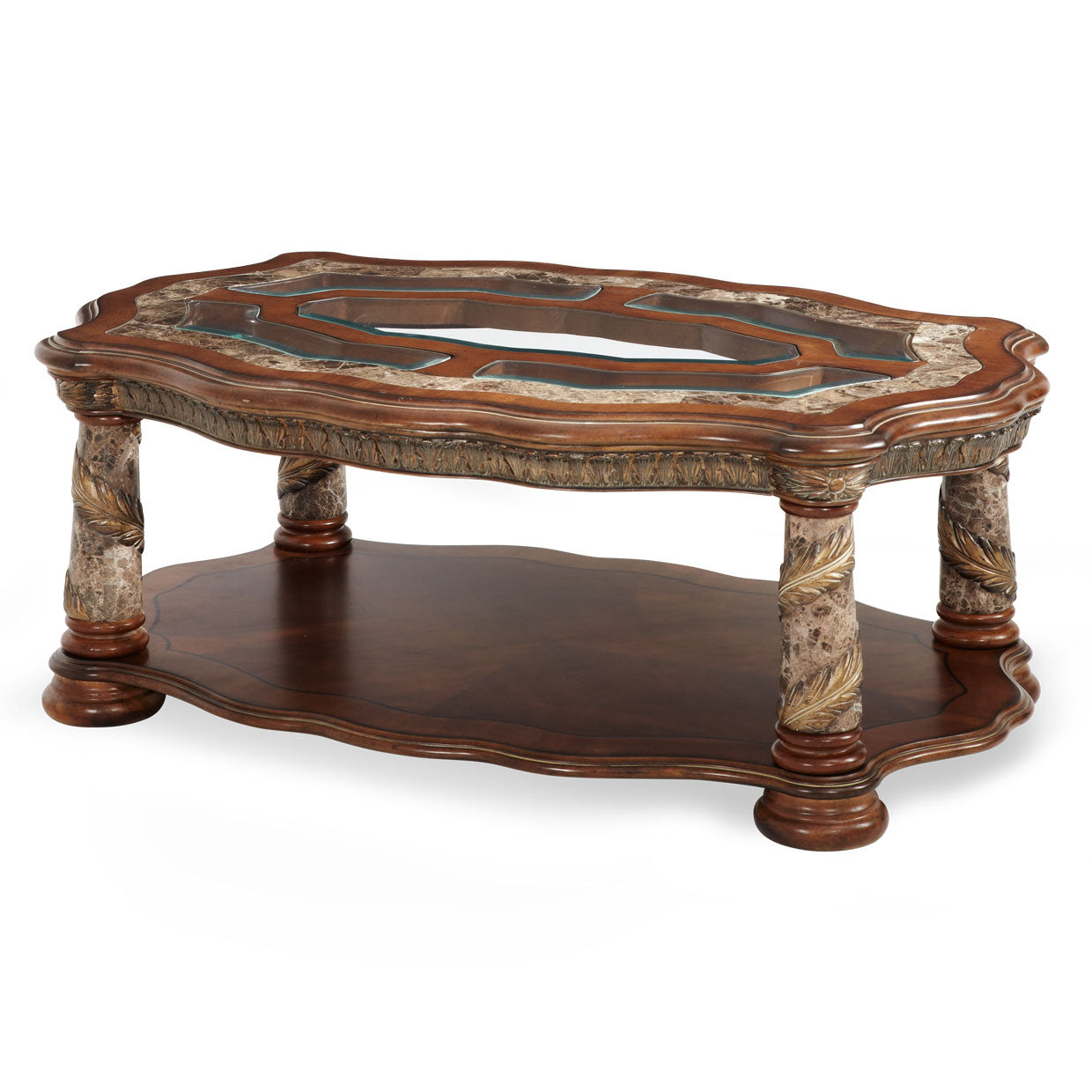 Villa Valencia Cocktail Table - Classic Chestnut
