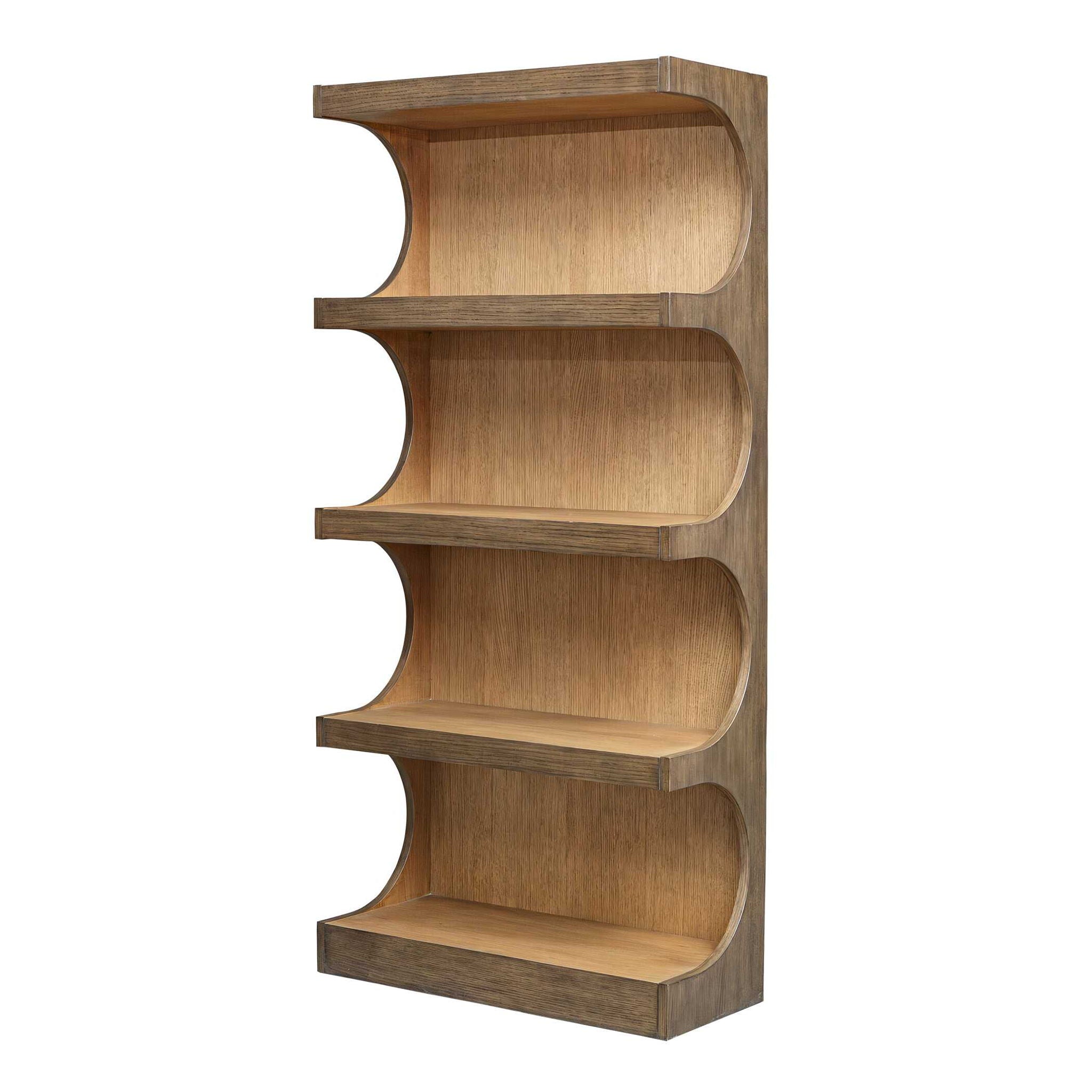 Osrick - Modern Etagere - Woodtone