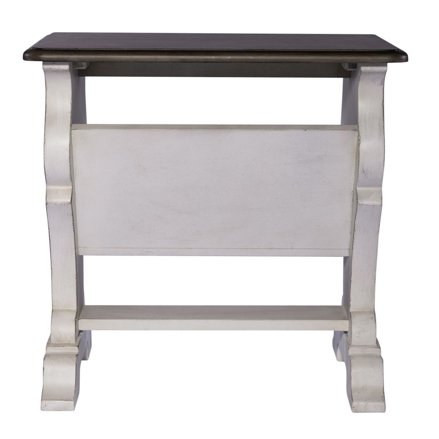 Abbey Road - Library Chair Side Table - White