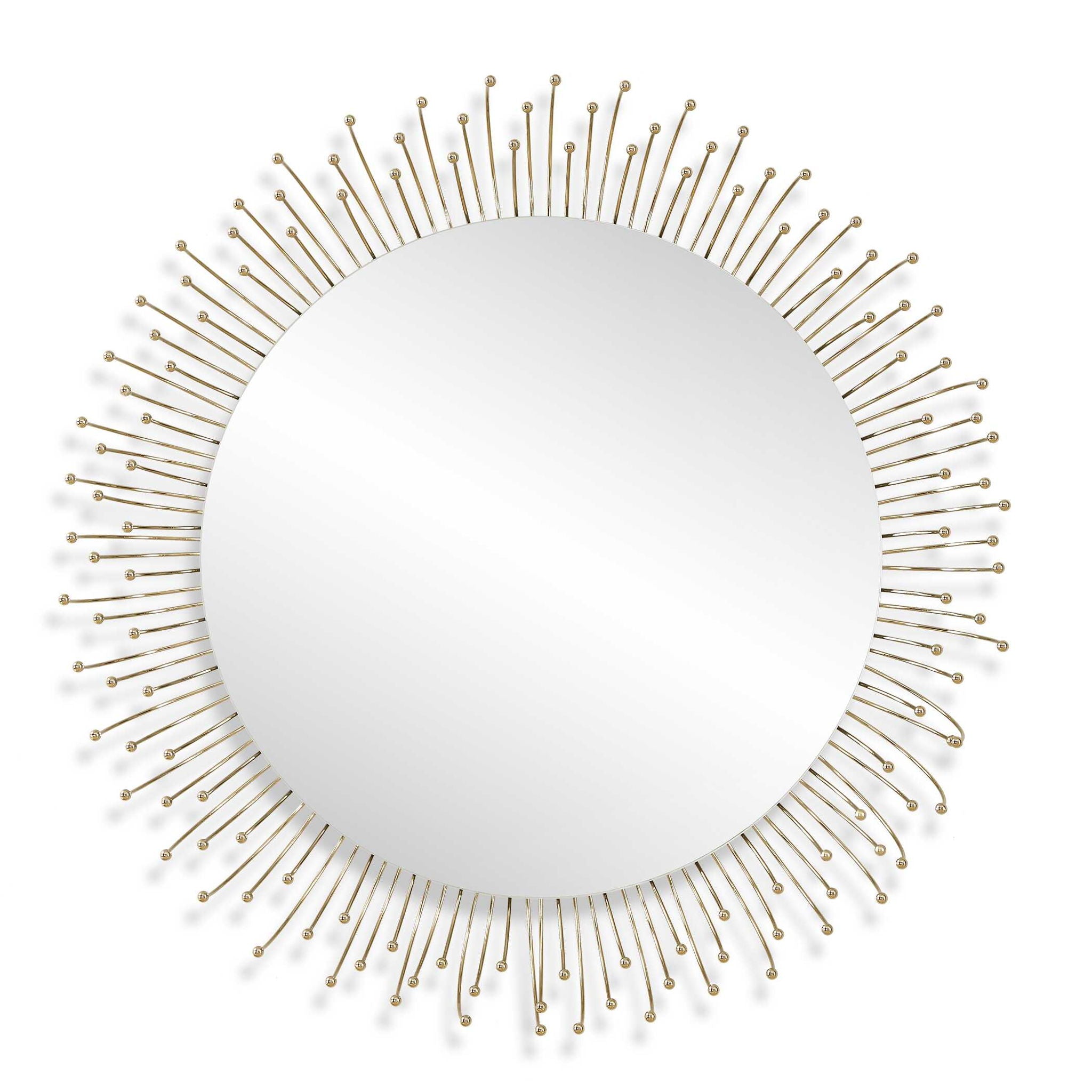 Aga - Round Gold Mirror