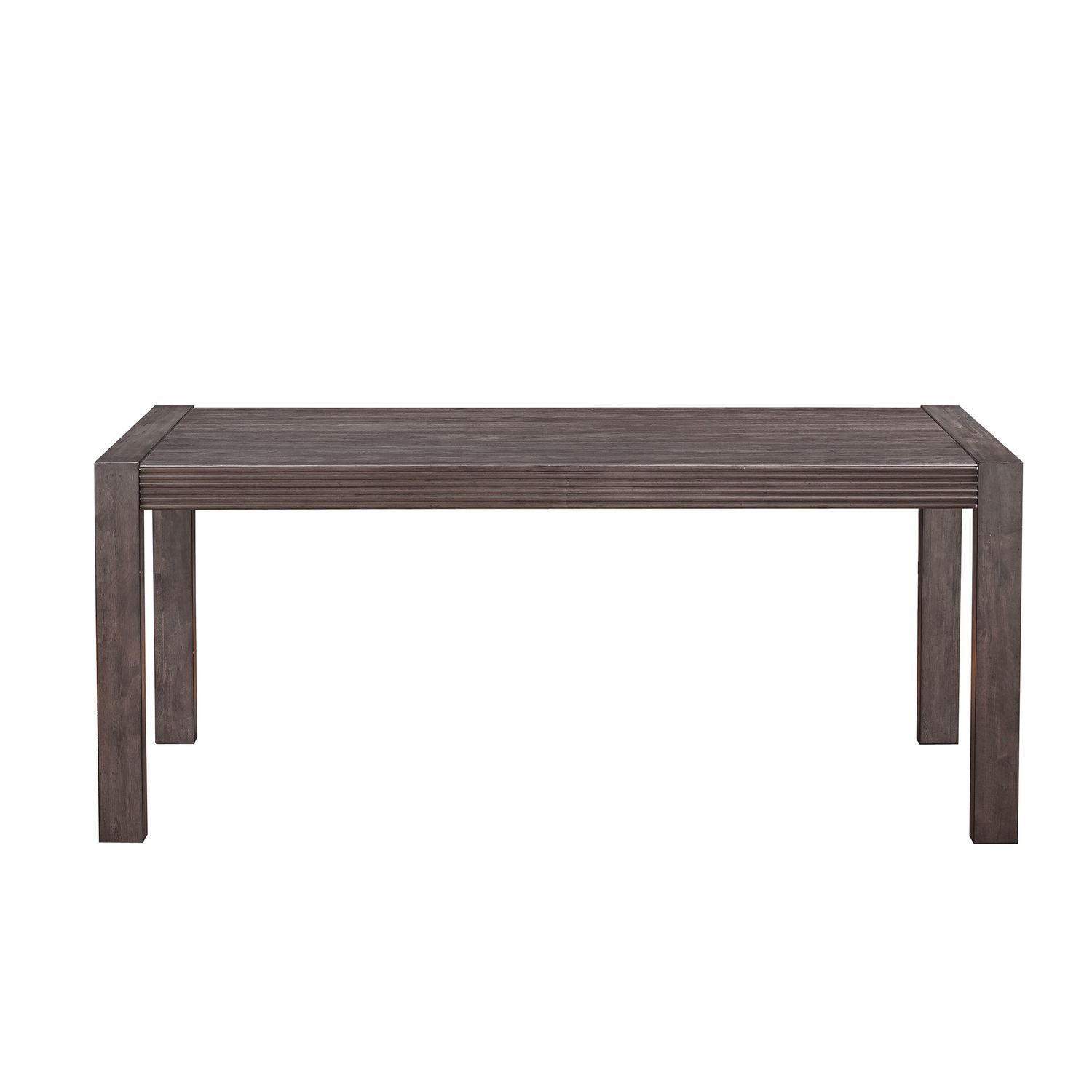 Modern Edge - Rectangular Leg Table - Brown