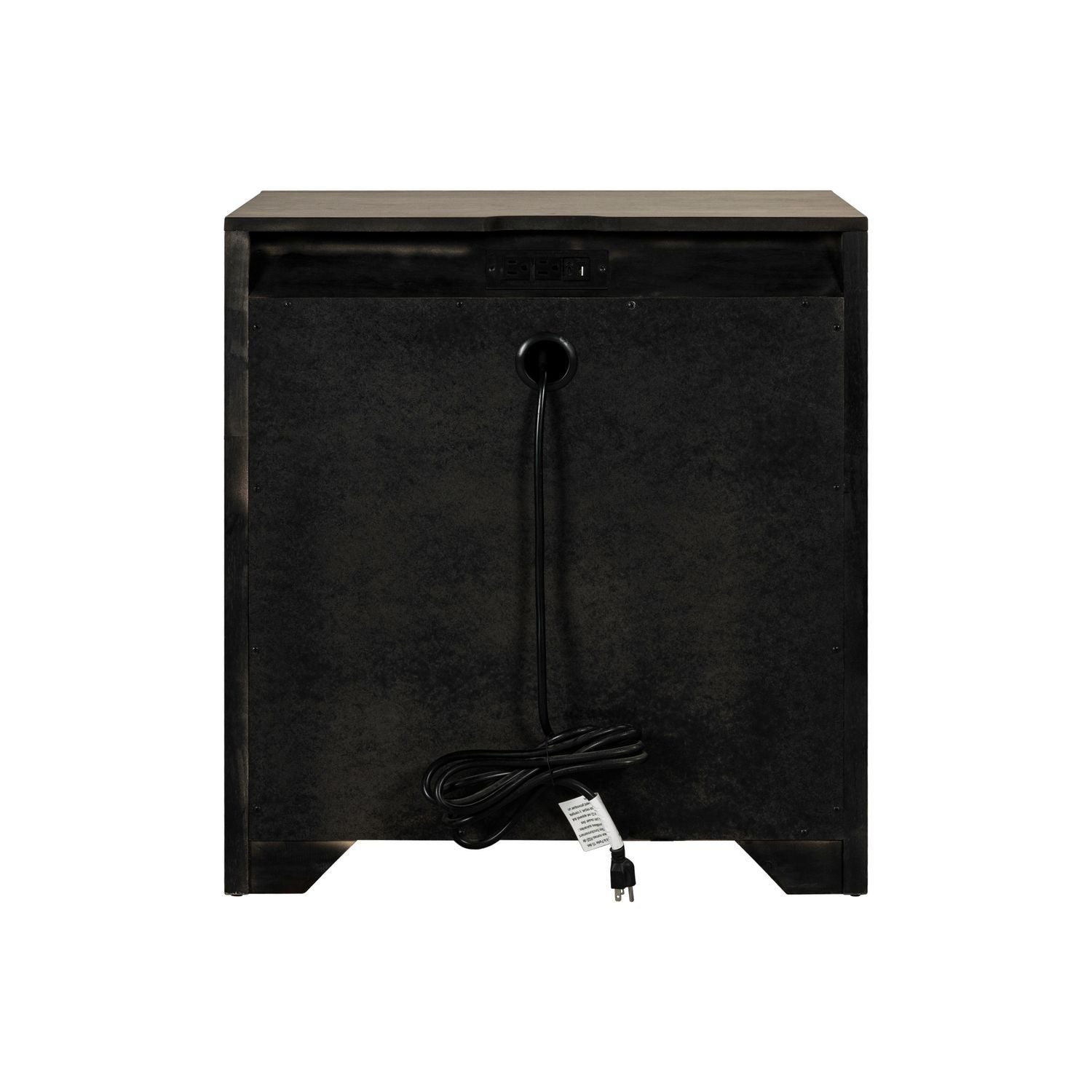 Proximity Place - Nightstand With Charging Station - Brown