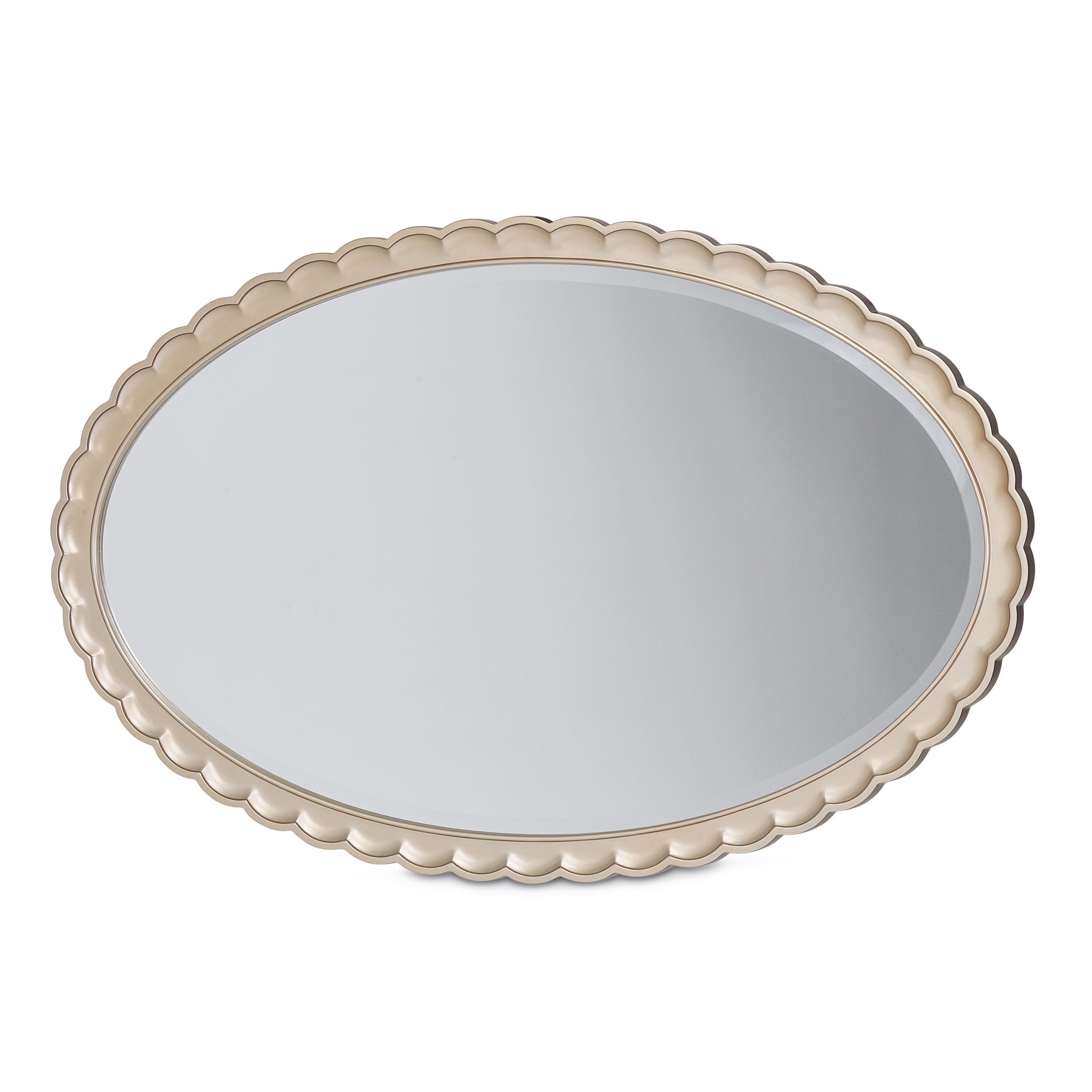 Malibu Crest - Oval Wall Mirror - Chardonnay