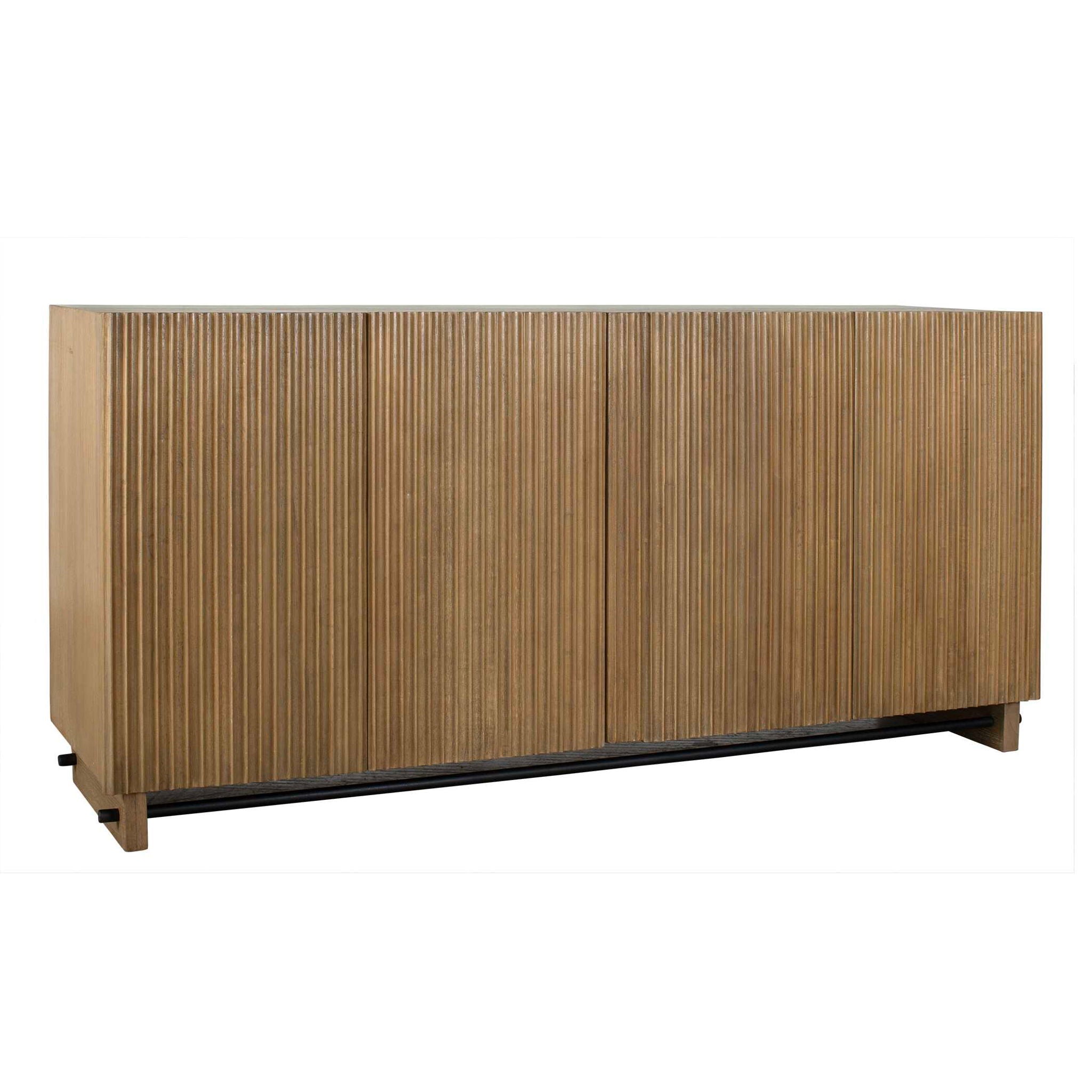 Kellem - Wood 4 Door Cabinet - Natural
