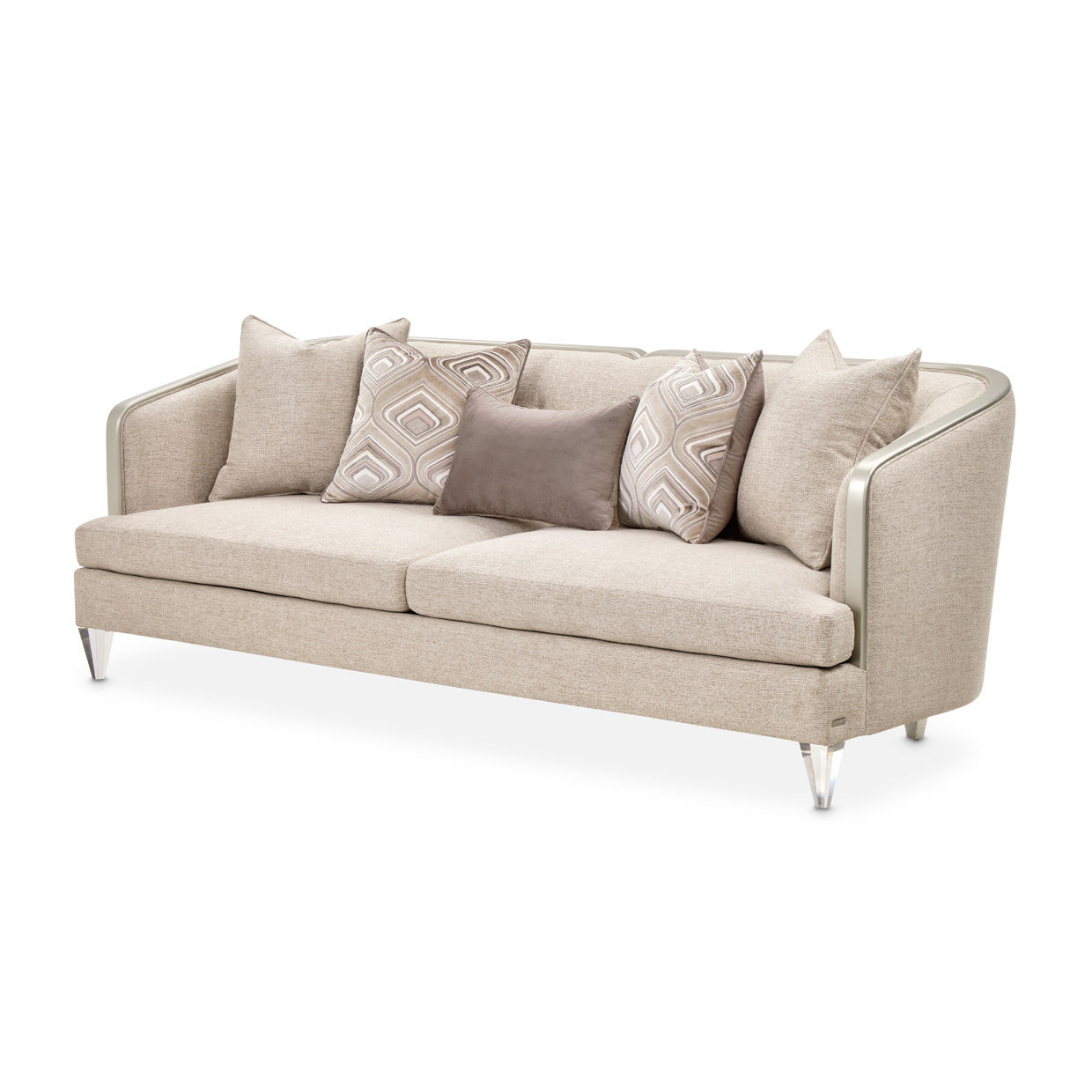 Camden Court Sofa - Flax/Platinum