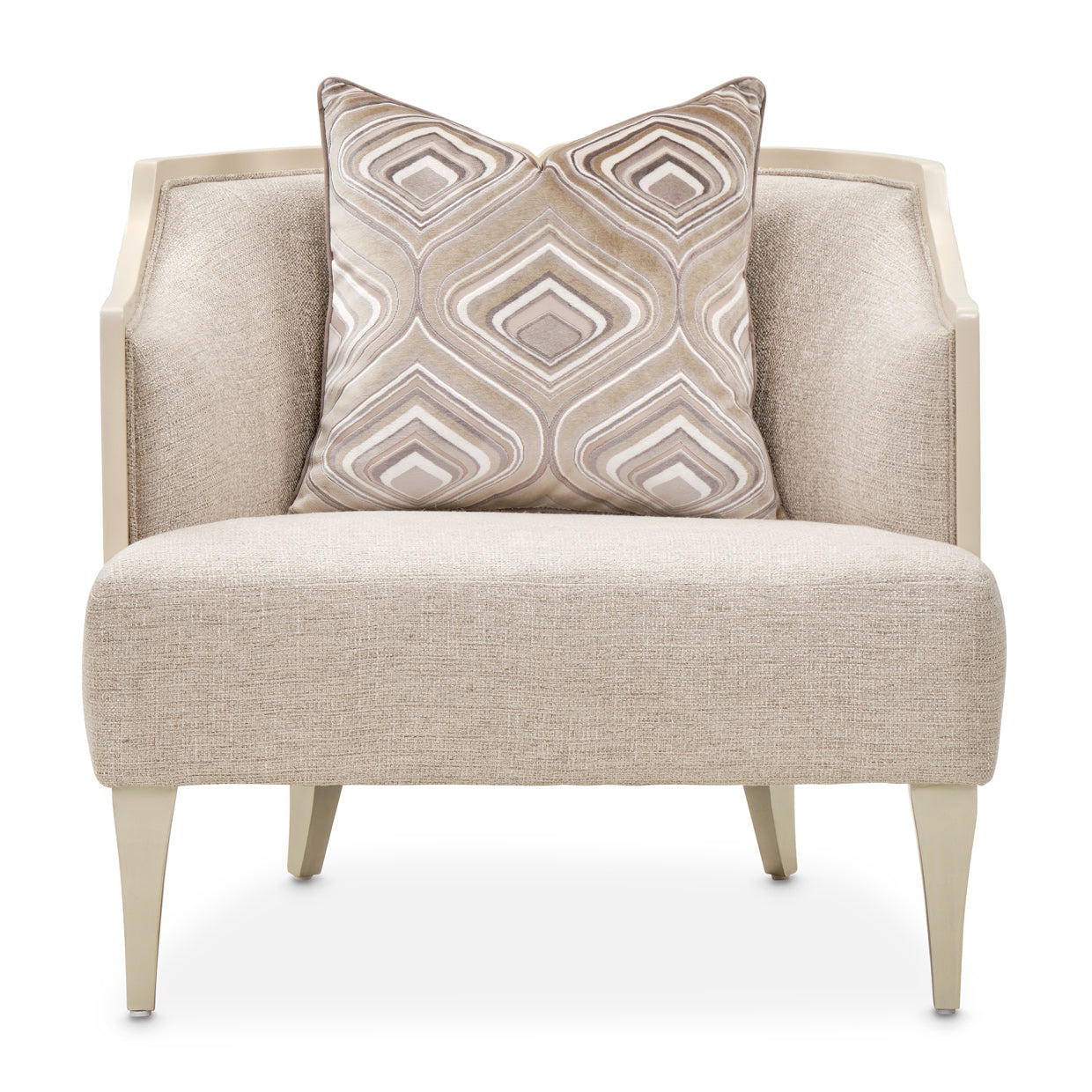 Camden Court Accent Chair - Flax Pearl