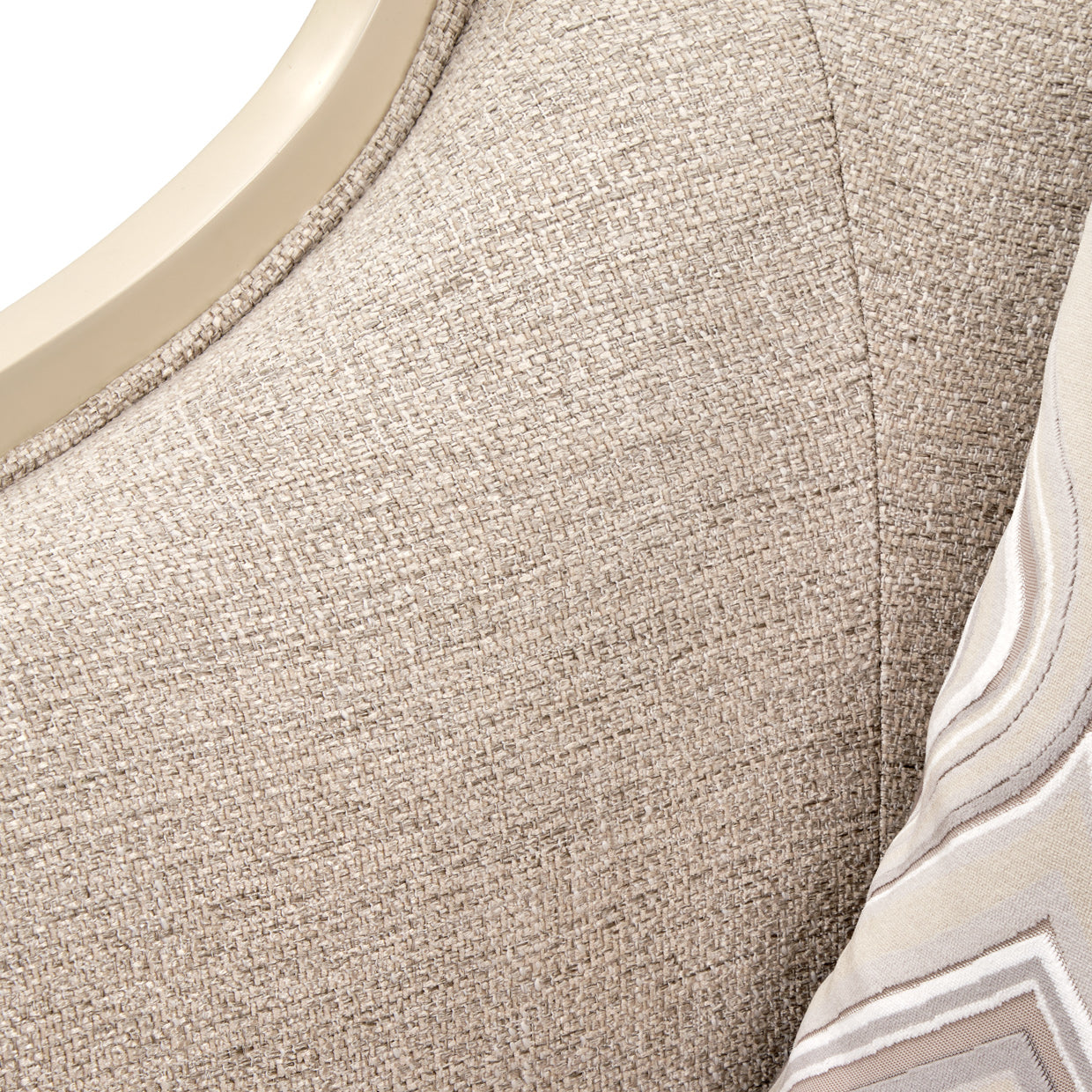 Camden Court Accent Chair - Flax Pearl