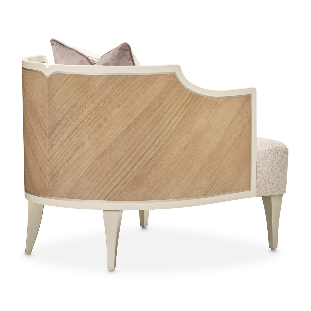 Camden Court Accent Chair - Flax Pearl