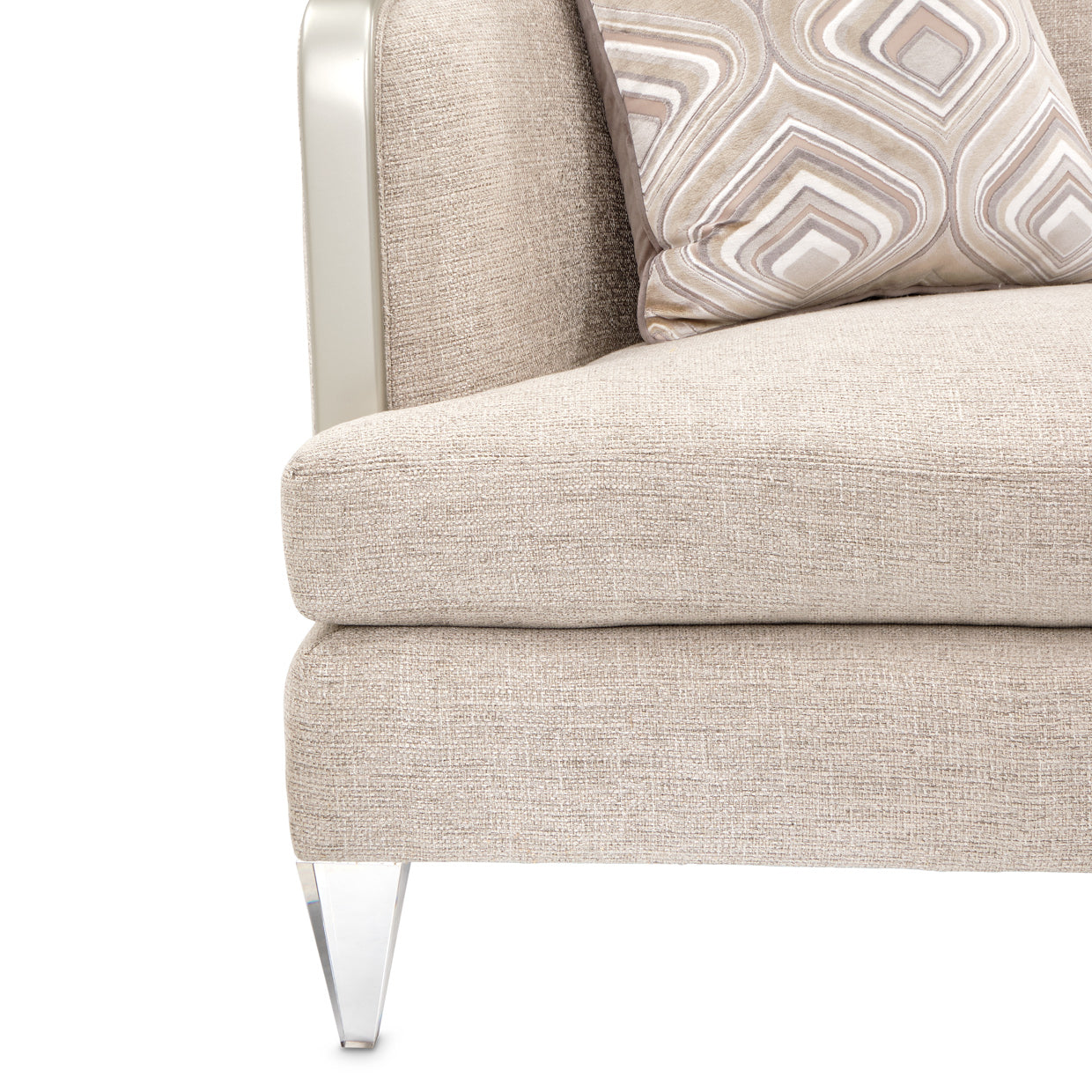 Camden Court Chair and Half - Flax/Platinum