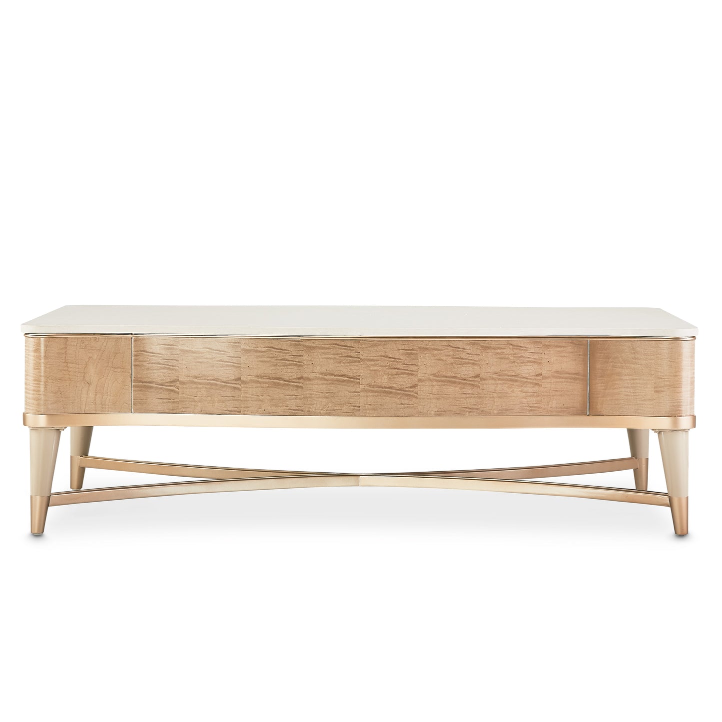 Malibu Crest Rectangular Cocktail Table - Blush