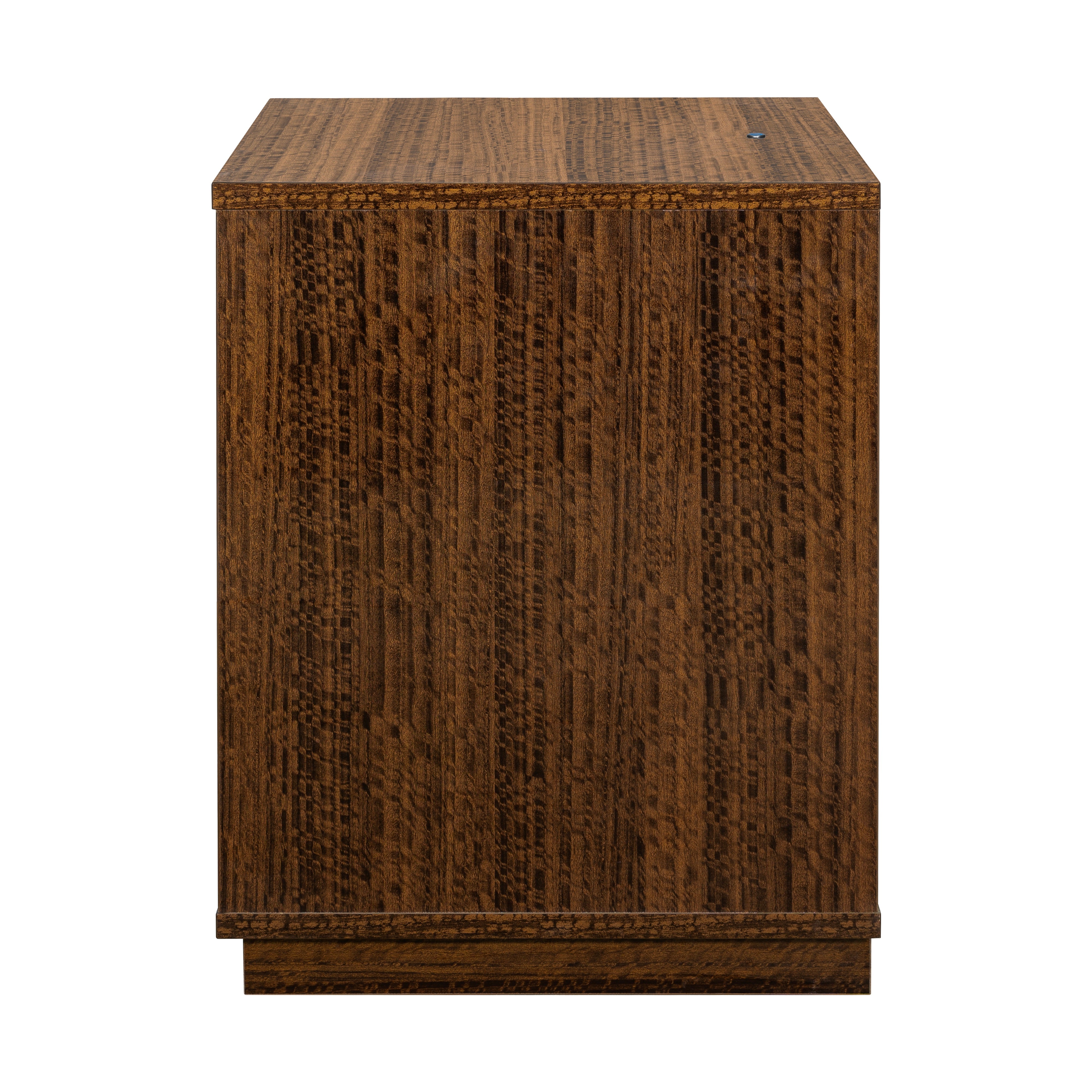 Kayner 1-Drawer Nightstand with LED Lights - Charcoal