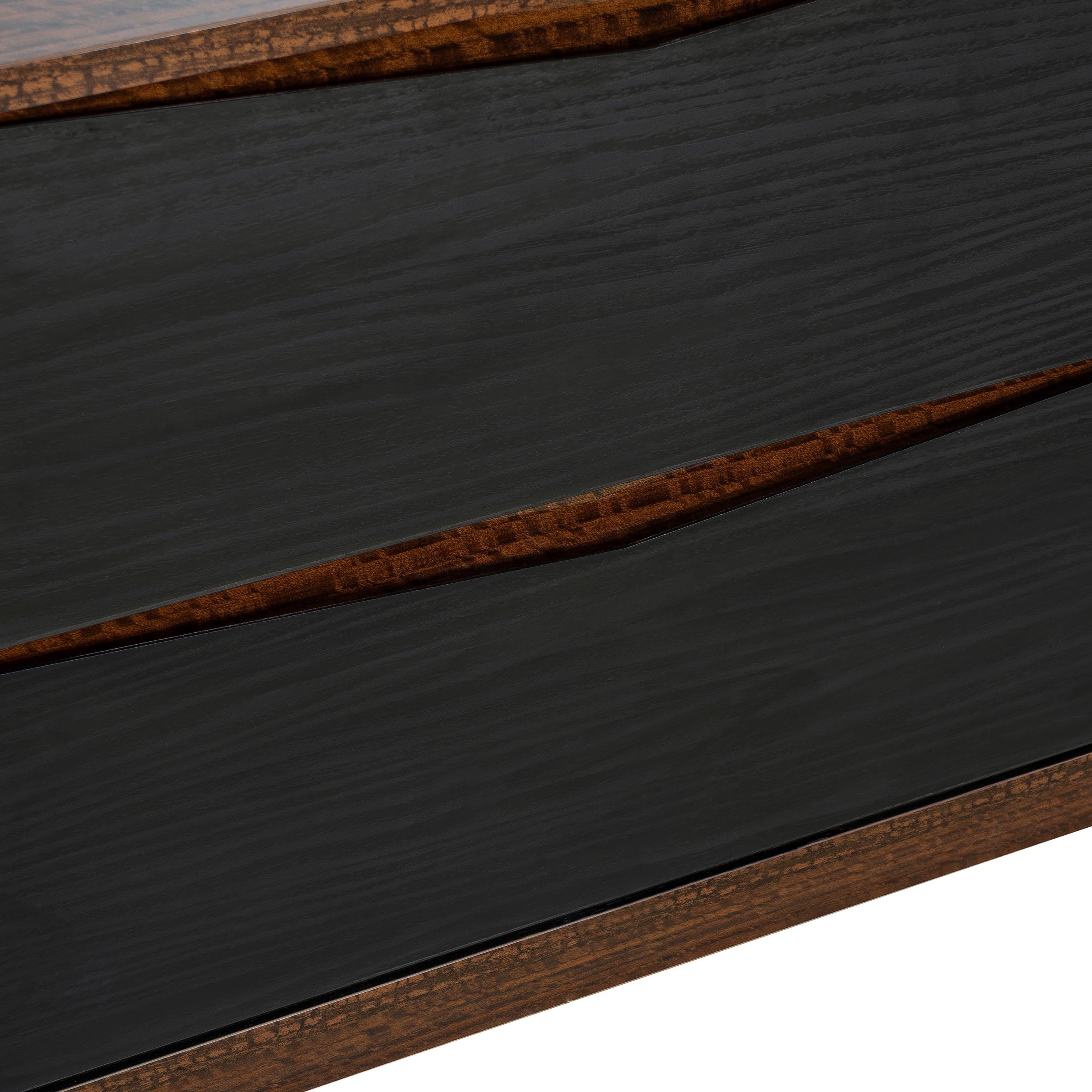 Kayner 2-Drawer Nightstand - Charcoal