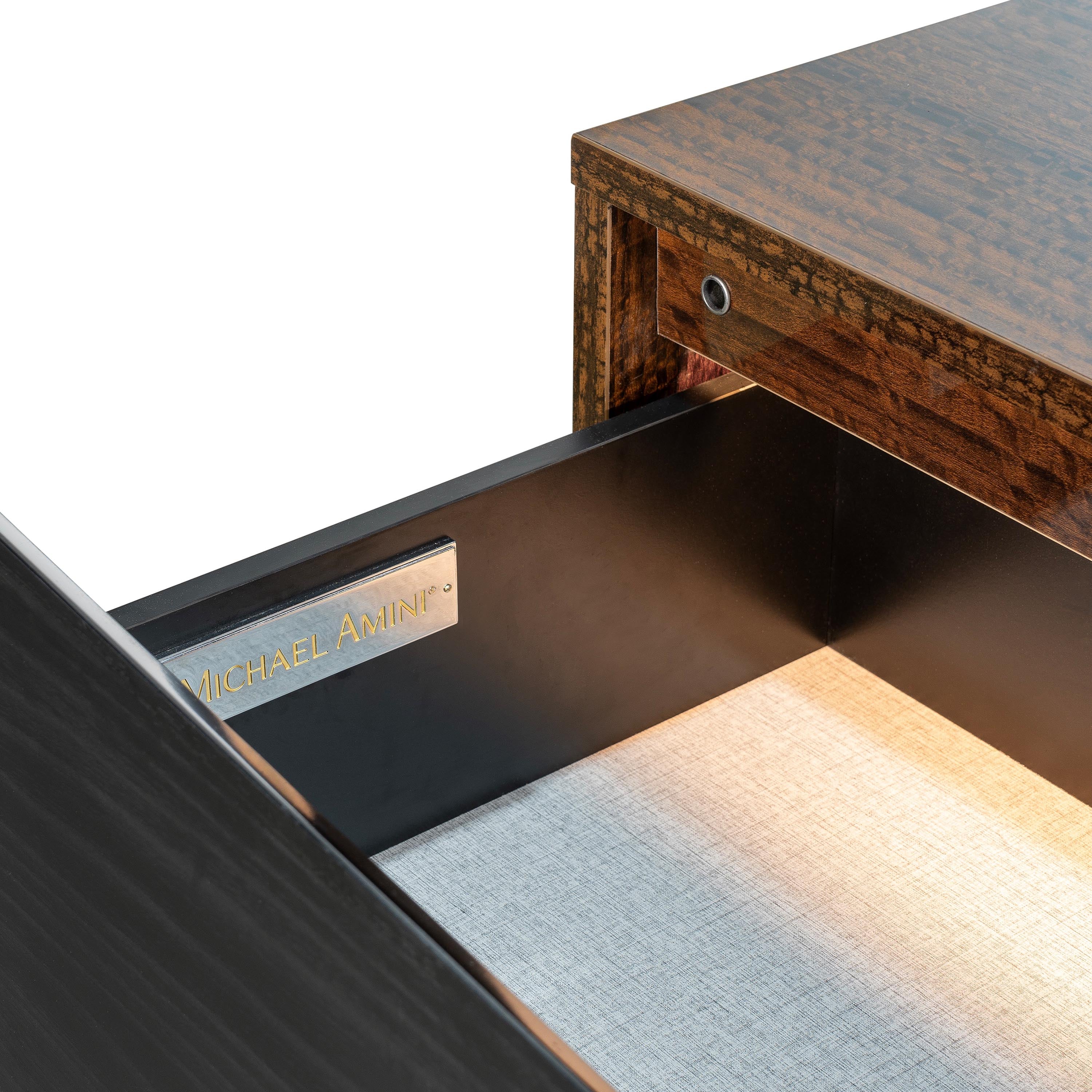 Kayner 2-Drawer Nightstand - Charcoal