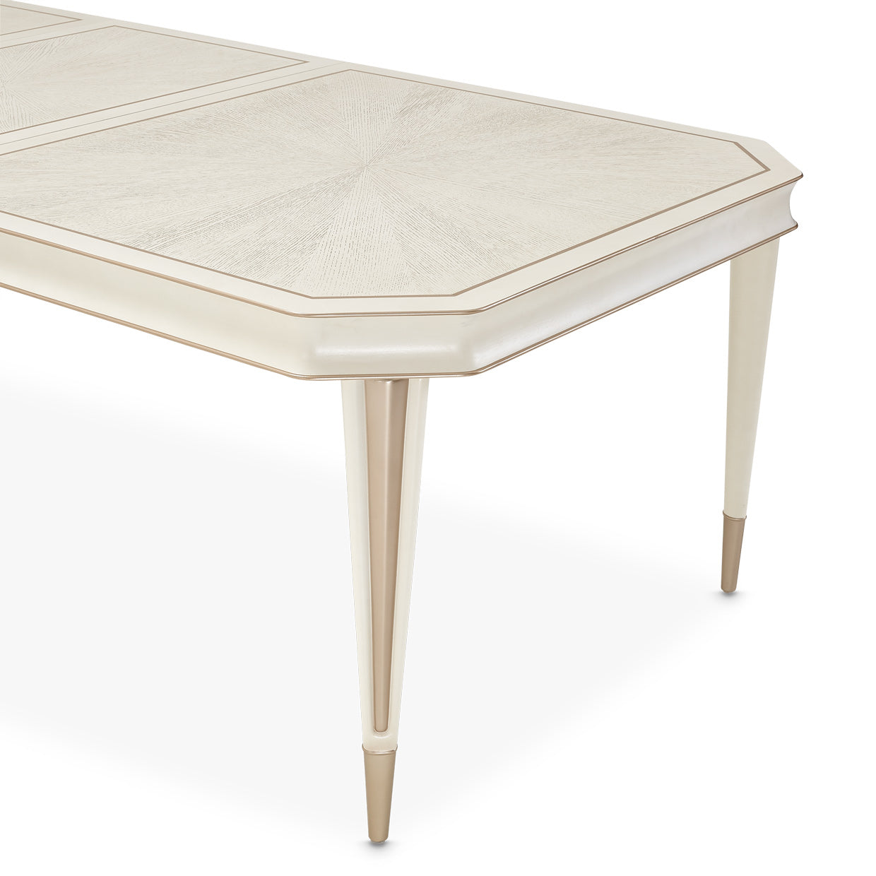 La Rachelle Rectangular Dining Table - Champagne