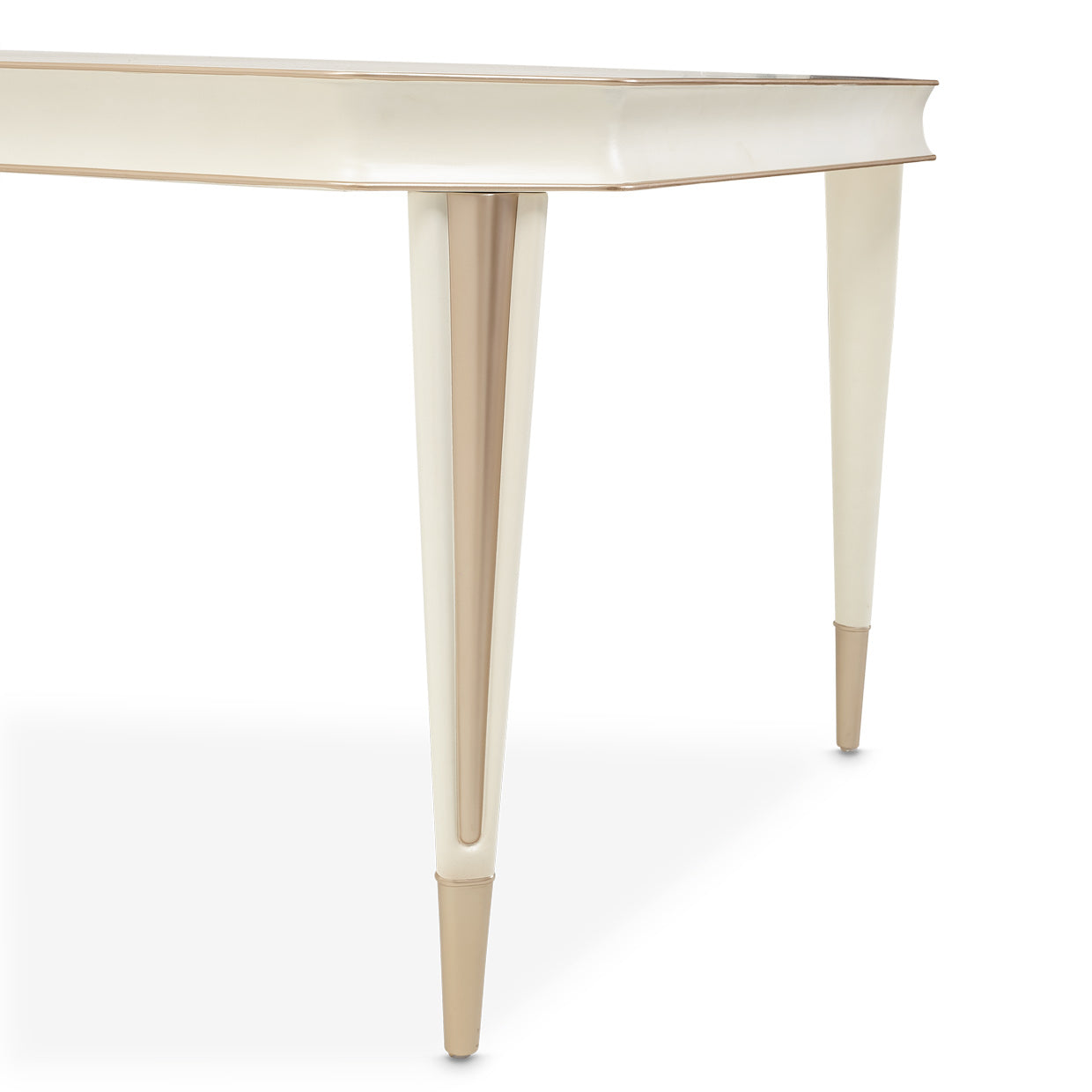 La Rachelle Rectangular Dining Table - Champagne