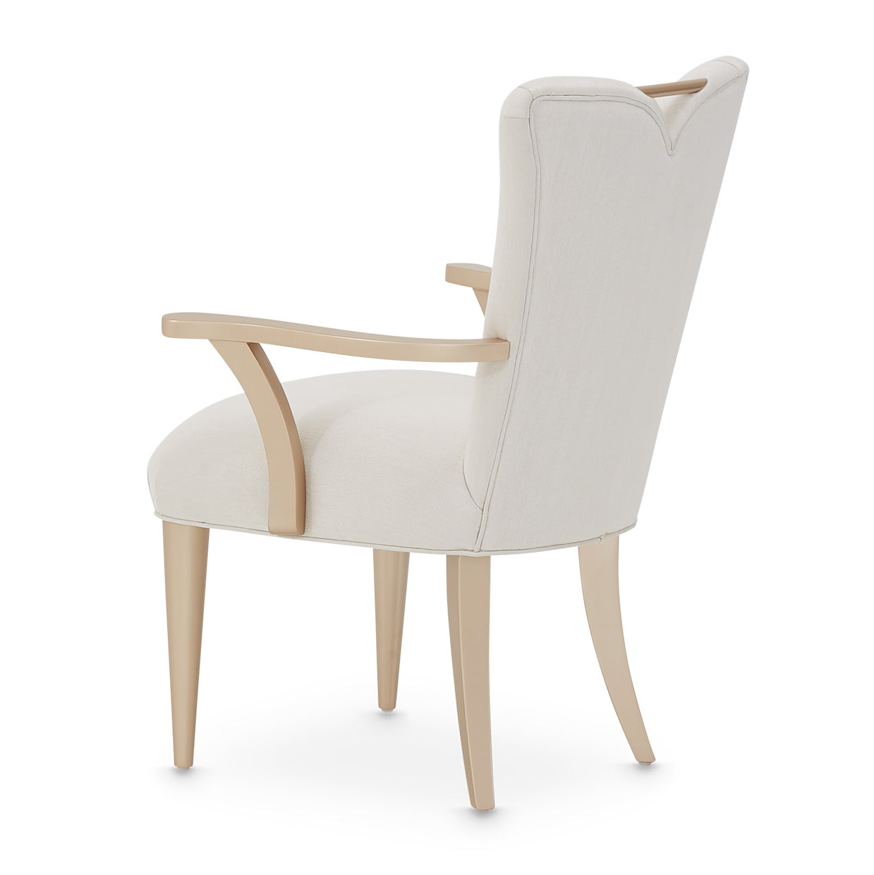 La Rachelle Dining Arm Chair - Icicle/Champagne